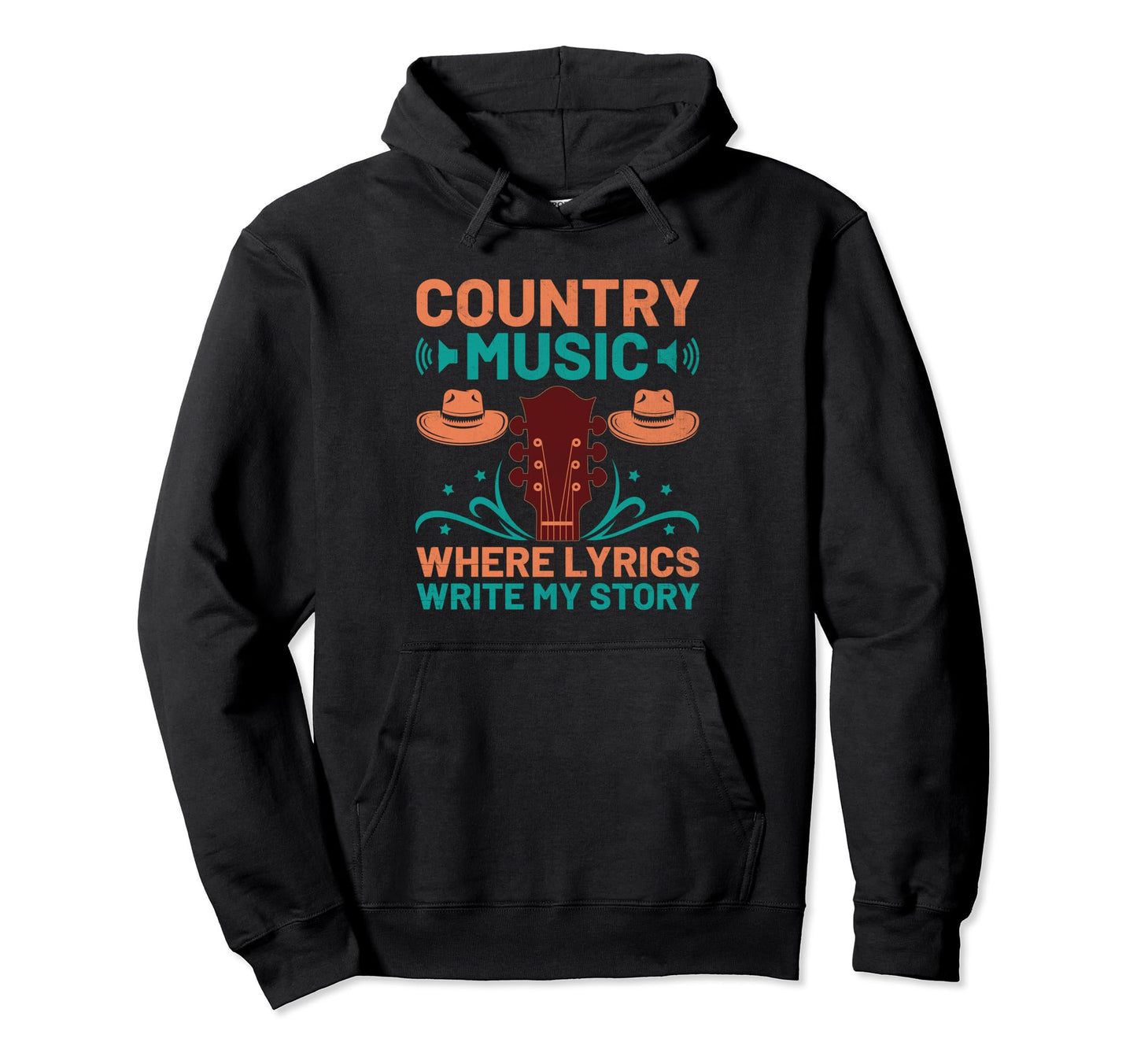 County Music Music Lover Western Country Hoodie - Custom Art Print Unisex - T-Shirt, Sweatshirt, Hoodie