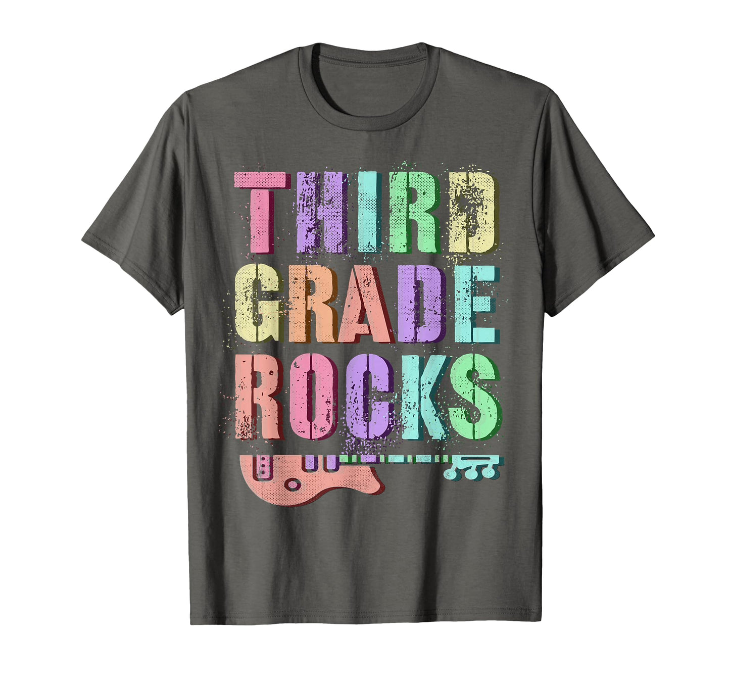 Third Grade Rocks Student Rockstar T-Shirt - Trendy Graphic Men Women - T-Shirt, Sweatshirt, Hoodie