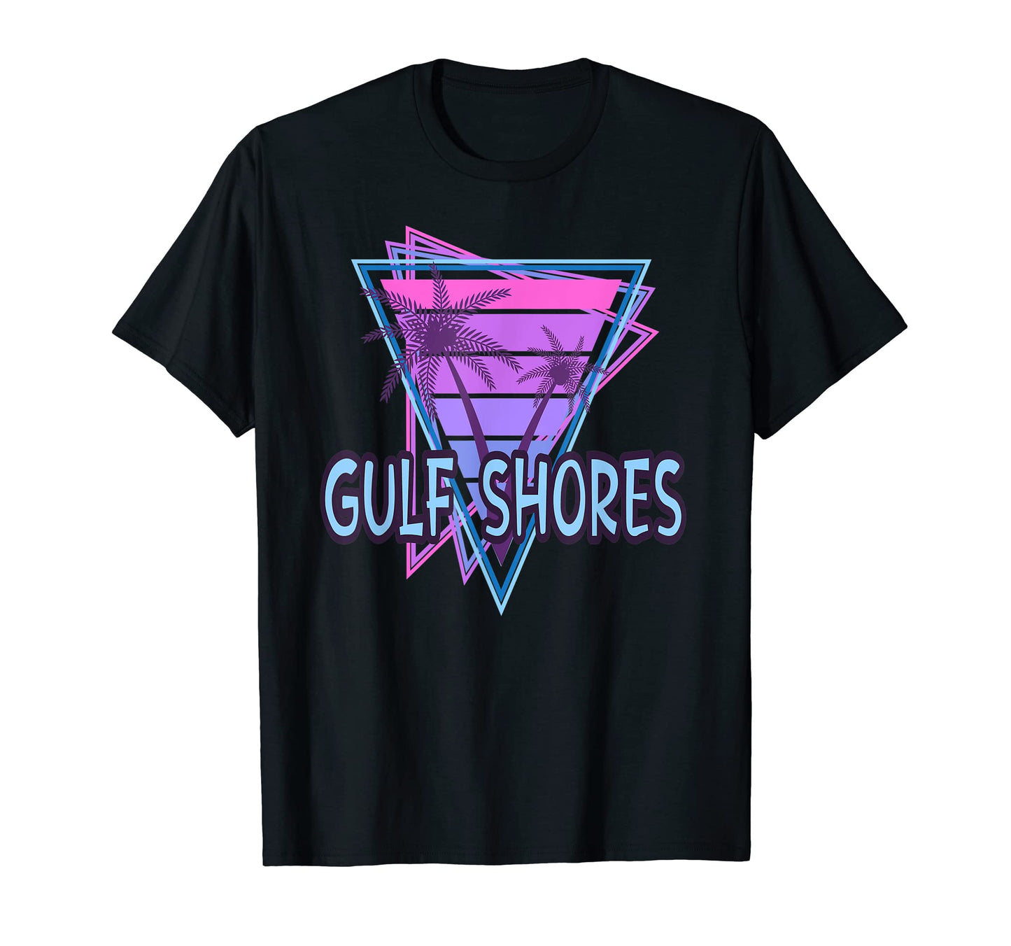 Gulf Shores Vacation Vaporwave T-Shirt - Minimalist Print Men Women - T-Shirt, Sweatshirt, Hoodie