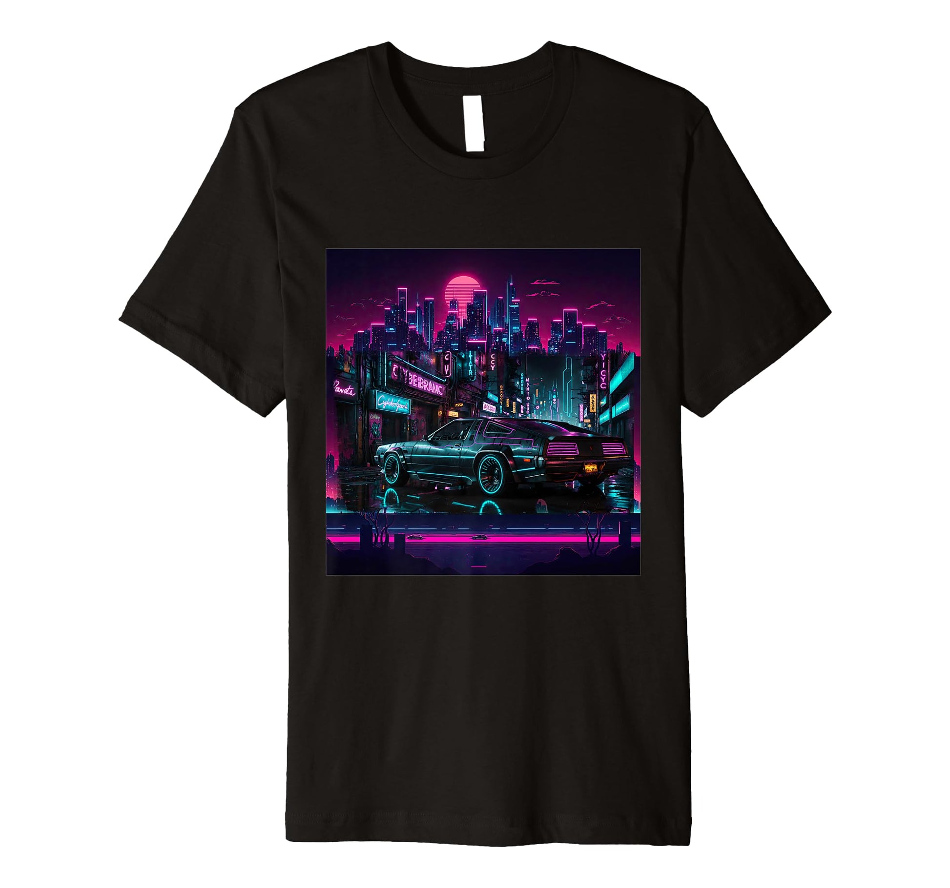 Retrowave Synthwave Aesthetic Sports T-Shirt - Novelty Apparel Men Women - T-Shirt, Sweatshirt, Hoodie
