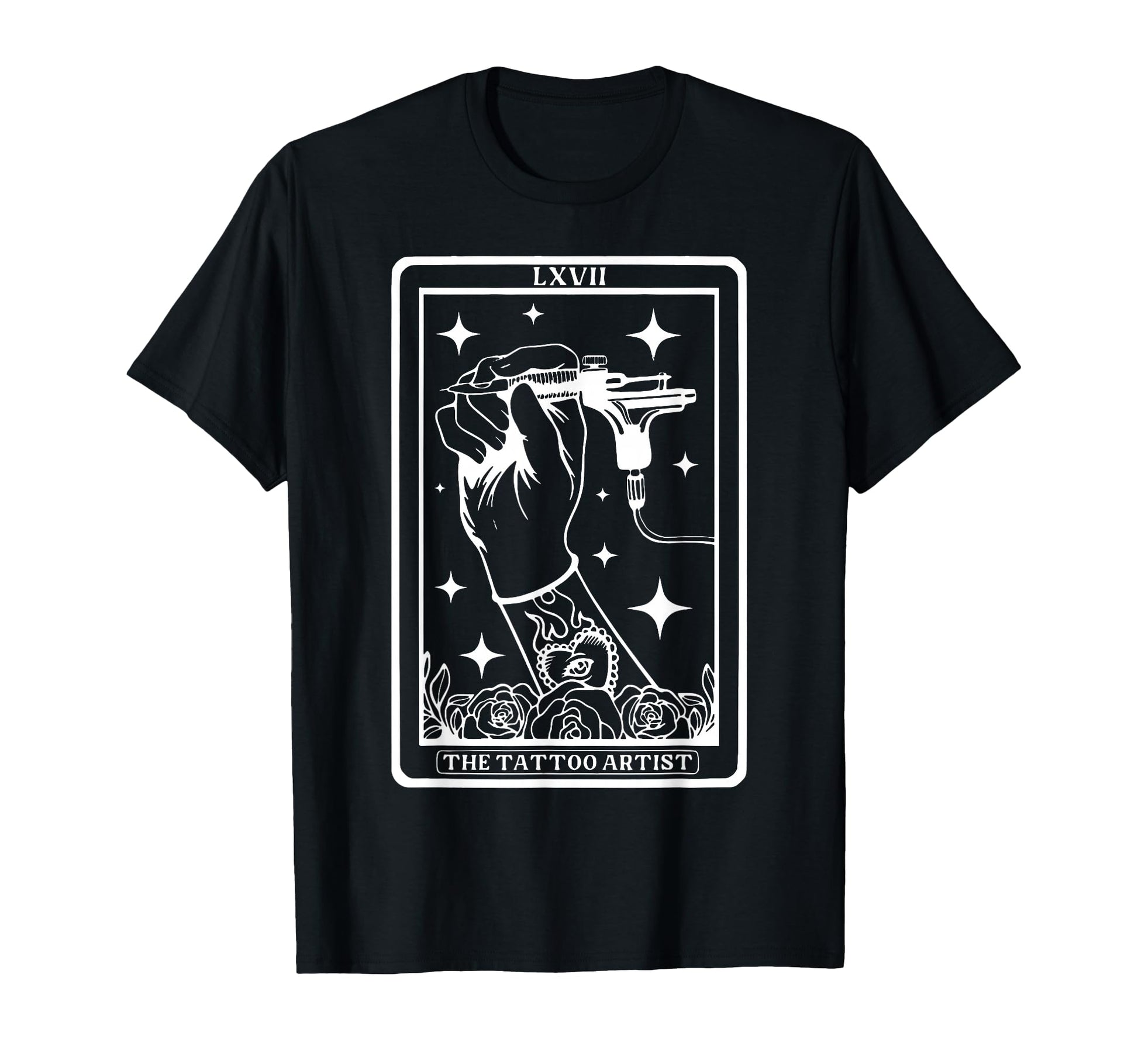 Tattoo Artist Tarot Card Tattoo Machine T-Shirt - Aesthetic Graphic Unisex - T-Shirt, Sweatshirt, Hoodie