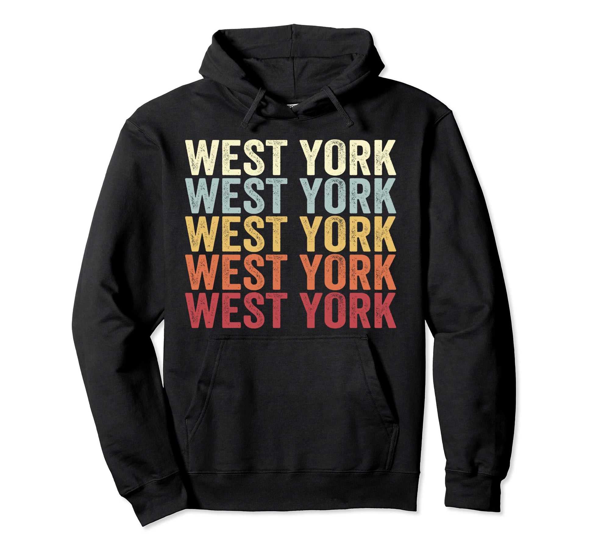 West York Pennsylvania West York Pa Text Hoodie - Graphic Print Unisex - T-Shirt, Sweatshirt, Hoodie