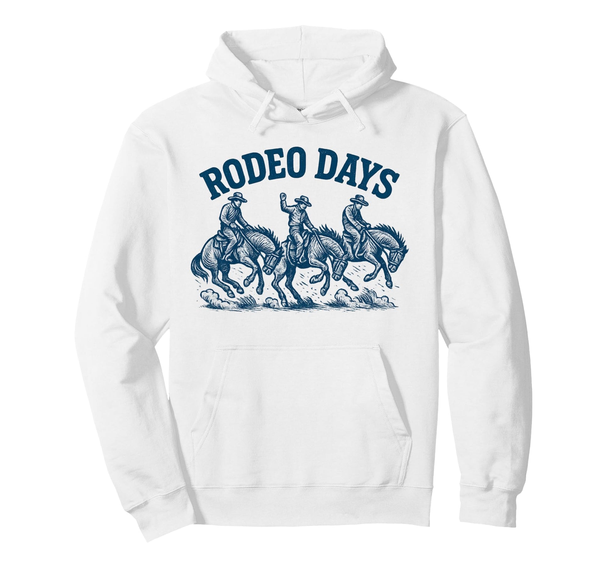 Rodeo Days Cowboys Riding Western Hoodie - Aesthetic Graphic Unisex - T-Shirt, Sweatshirt, Hoodie