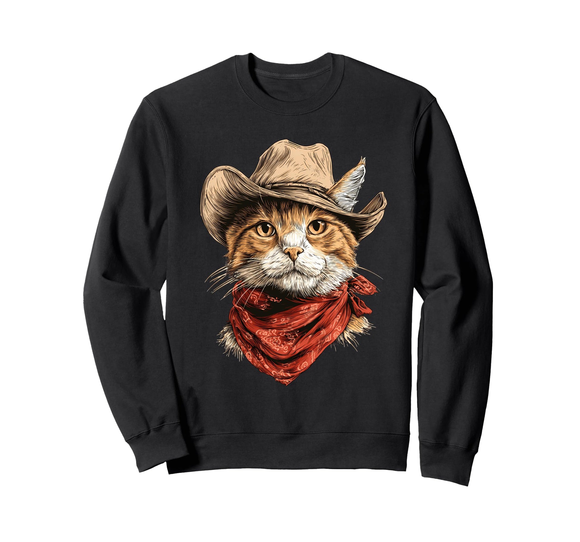 Country Western Cowgirl Funny Cowboy Sweatshirt - Custom Art Print Unisex - T-Shirt, Sweatshirt, Hoodie