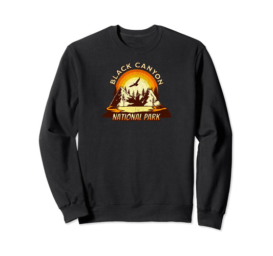 Black Canyon National Park Mountain Sweatshirt - Unique Graphic for Adults - T-Shirt, Sweatshirt, Hoodie