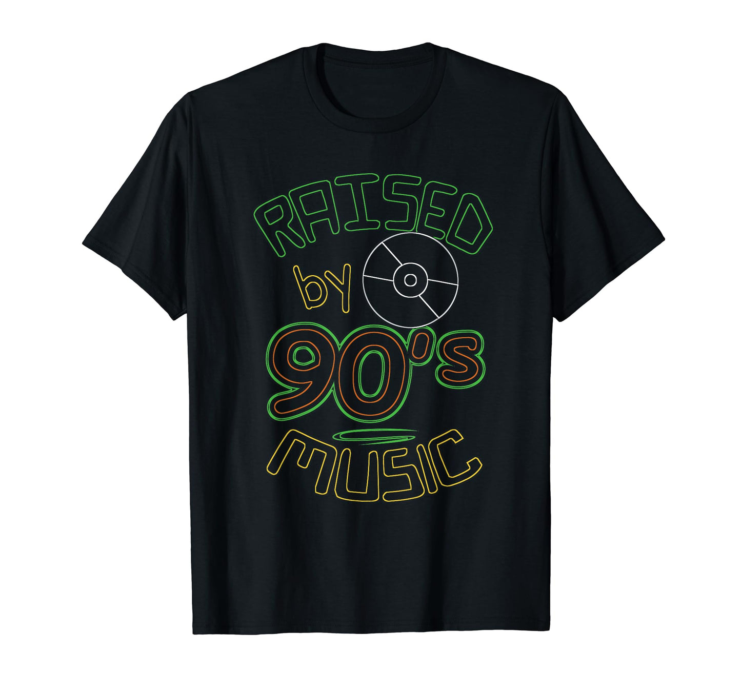Raised 90S Music Old School Hip T-Shirt - Casual Everyday Wear Men Women - T-Shirt, Sweatshirt, Hoodie