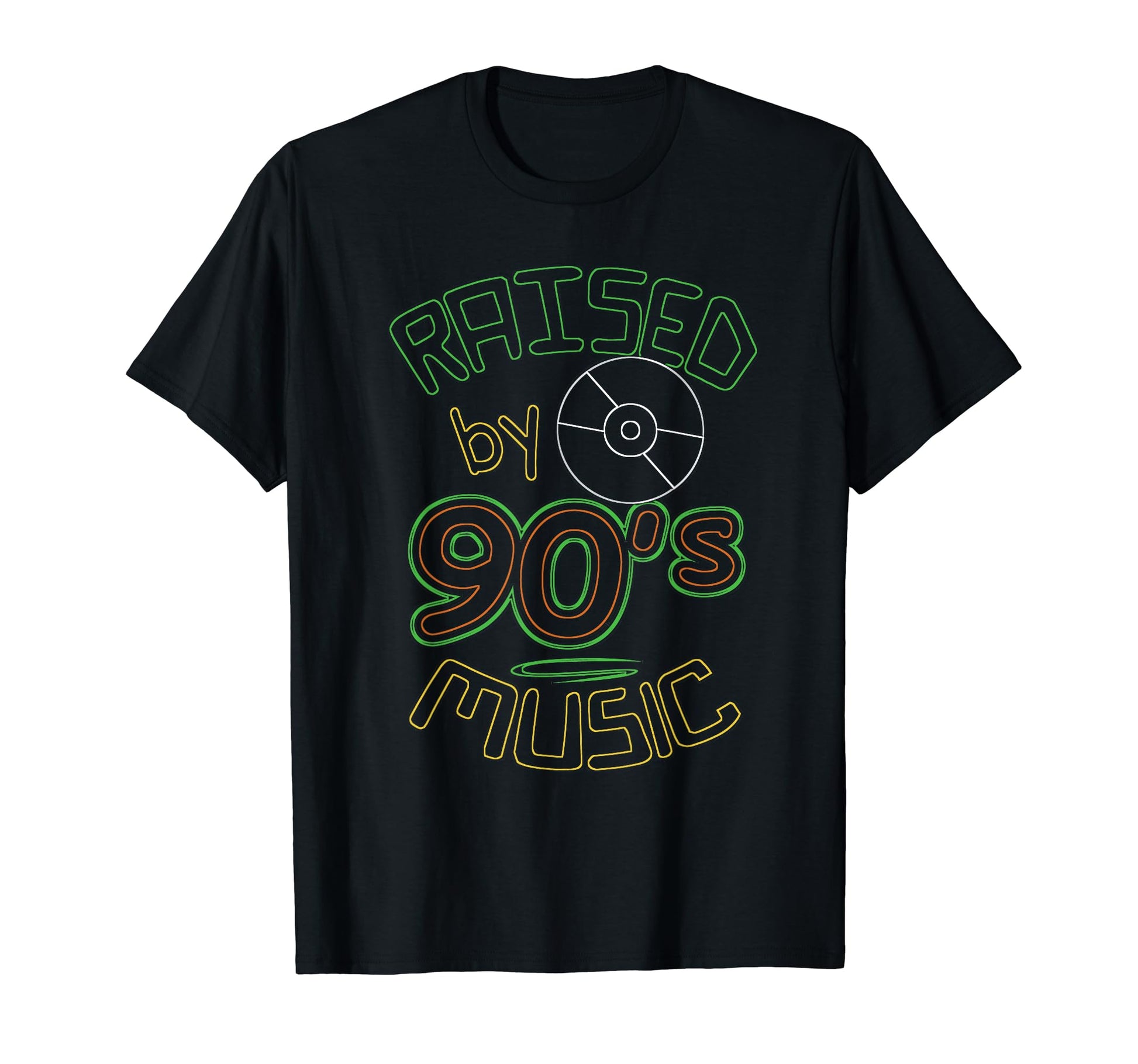 Raised 90S Music Old School Hip T-Shirt - Casual Everyday Wear Men Women - T-Shirt, Sweatshirt, Hoodie