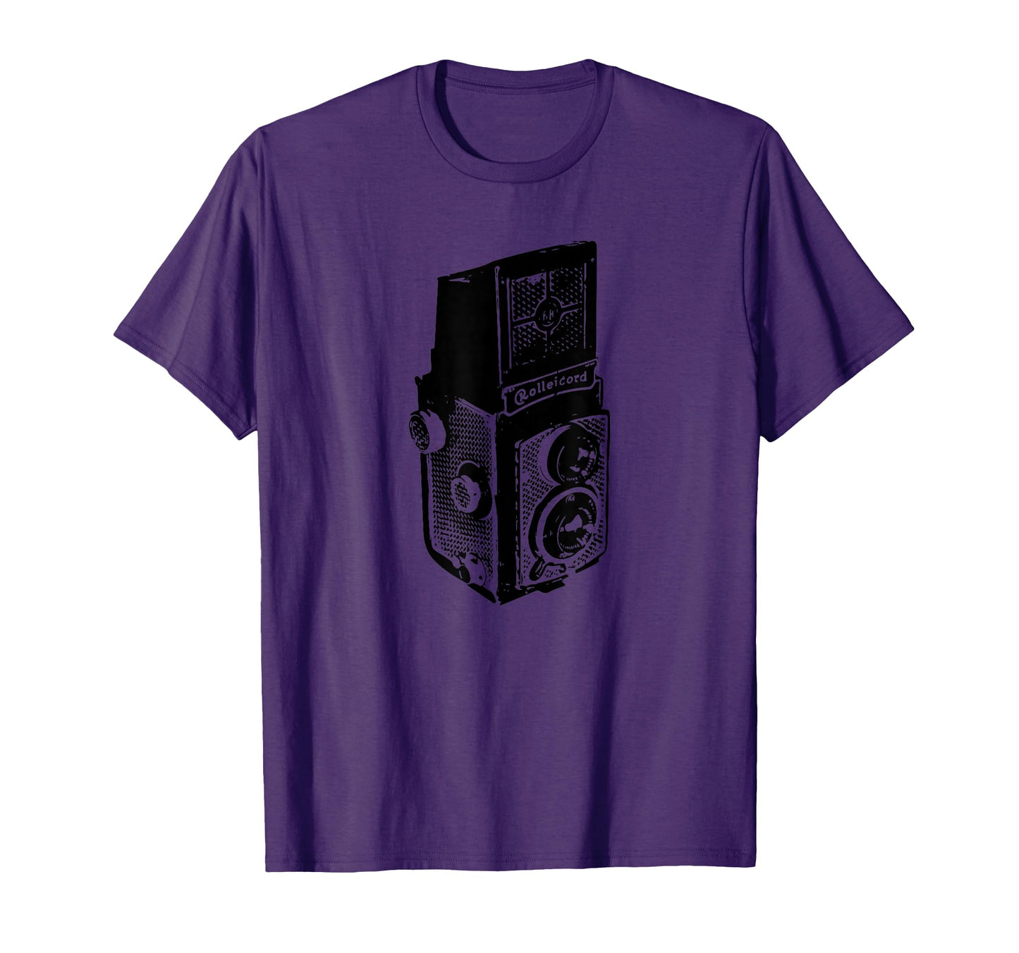 Old Rolleicord Camera Artwork T-Shirt - Custom Art Print for Adults - T-Shirt, Sweatshirt, Hoodie