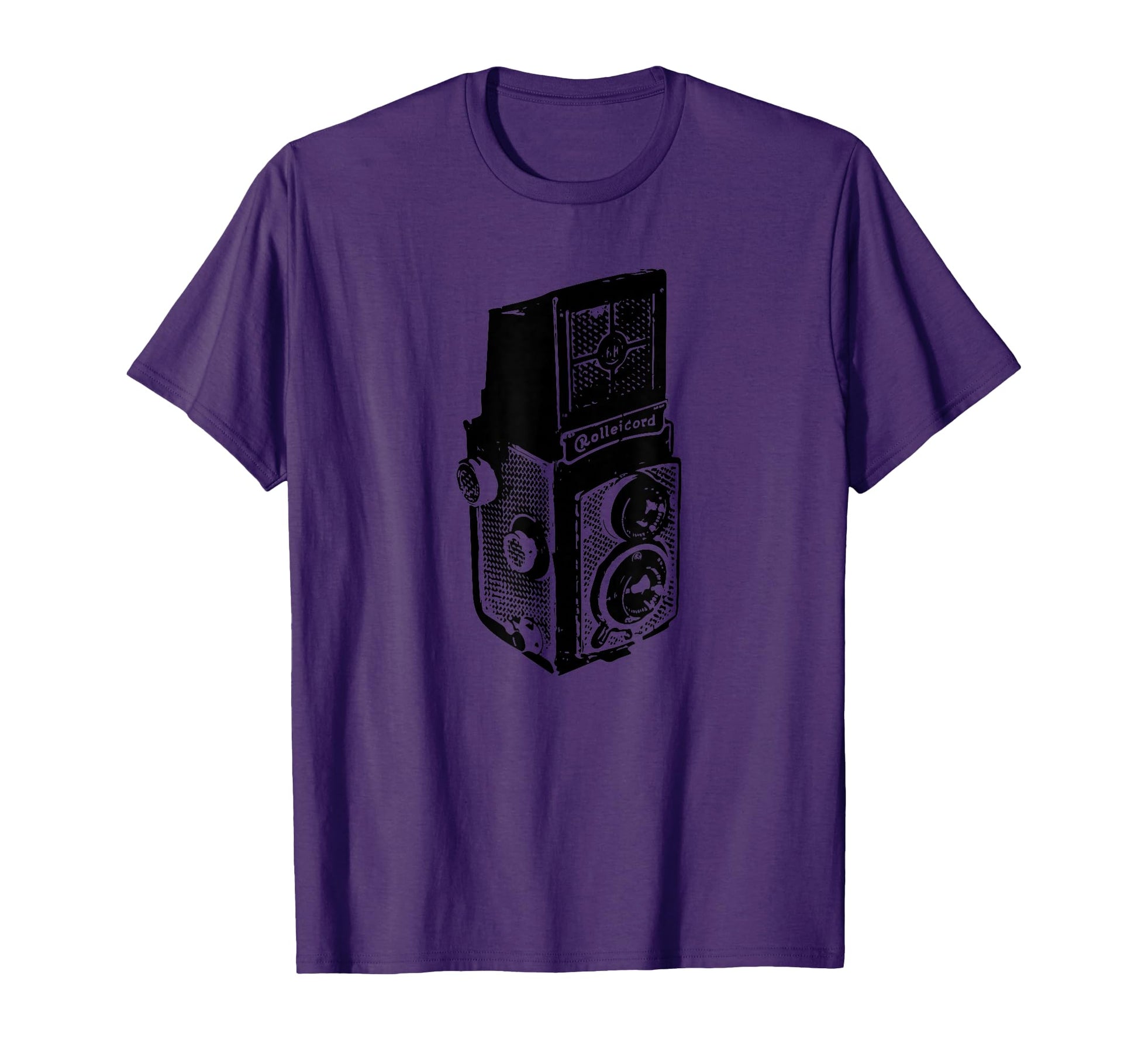 Old Rolleicord Camera Artwork T-Shirt - Custom Art Print for Adults - T-Shirt, Sweatshirt, Hoodie