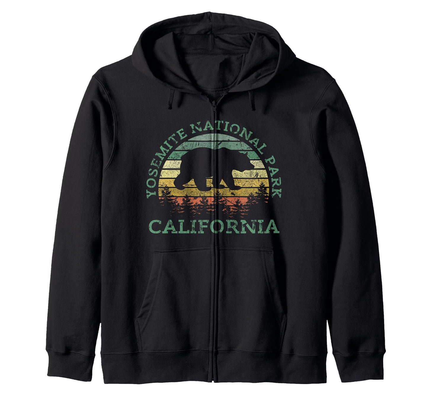 Yosemite National Park California Usa Hoodie - Trendy Graphic Unisex - T-Shirt, Sweatshirt, Hoodie