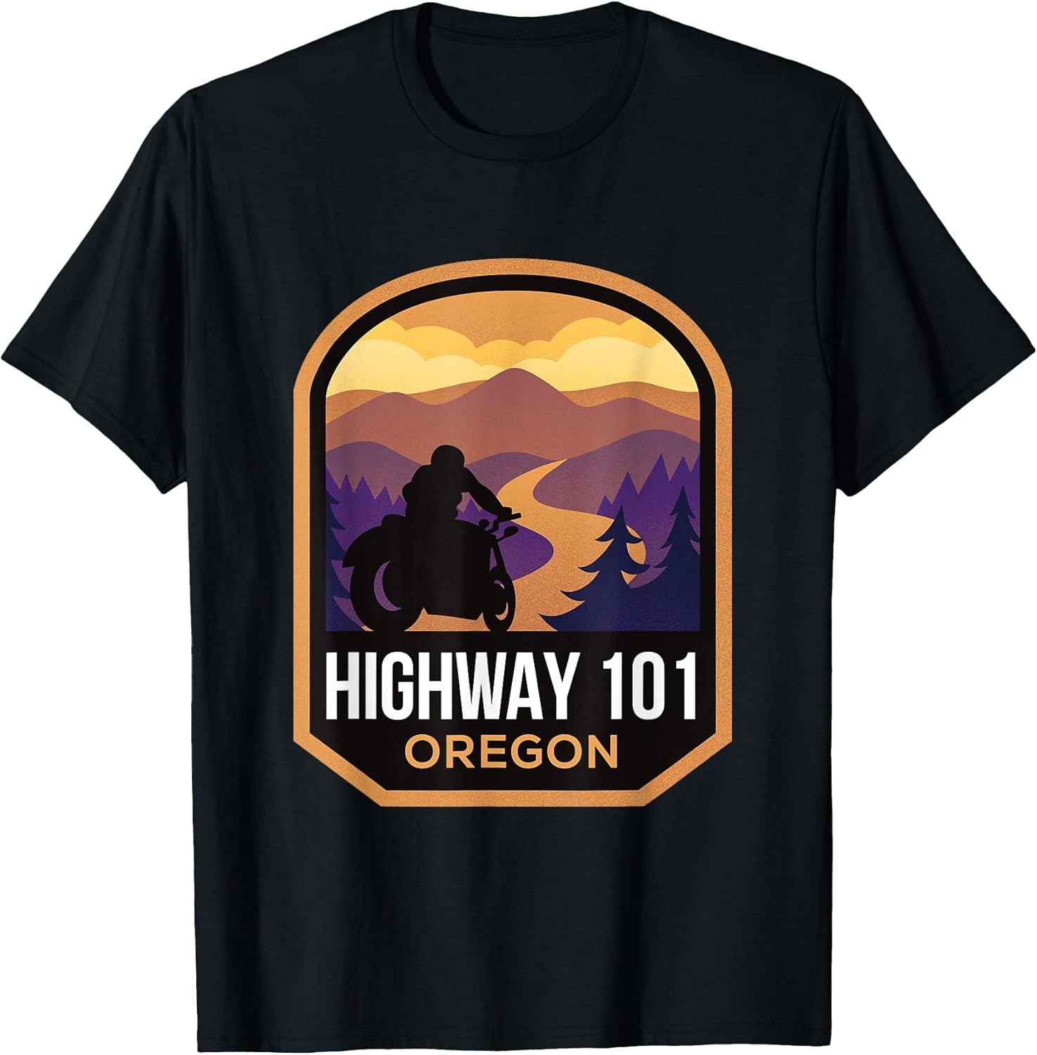 Highway 101 Oregon Merch - Adult & Kids T-Shirts, Sweatshirts & Hoodies apparel design preview 1