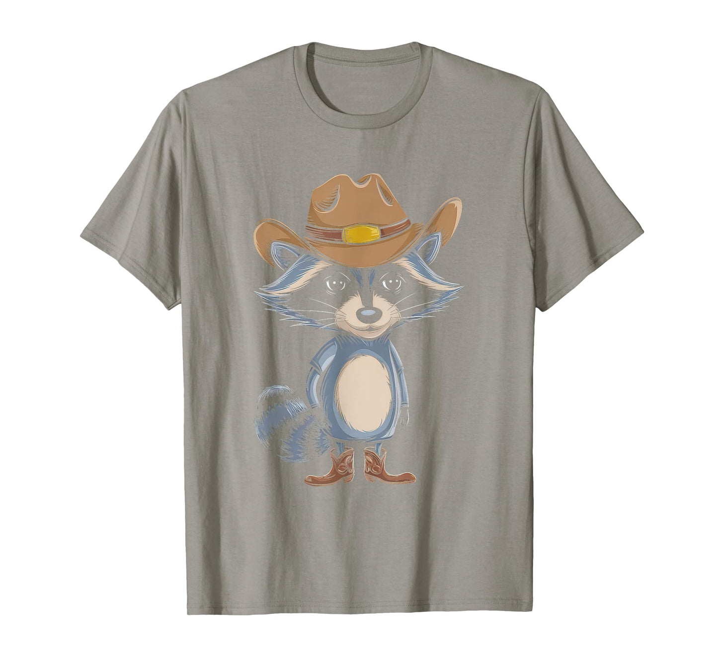 Raccoon 90S Country Music Western T-Shirt - Minimalist Print for Adults - T-Shirt, Sweatshirt, Hoodie