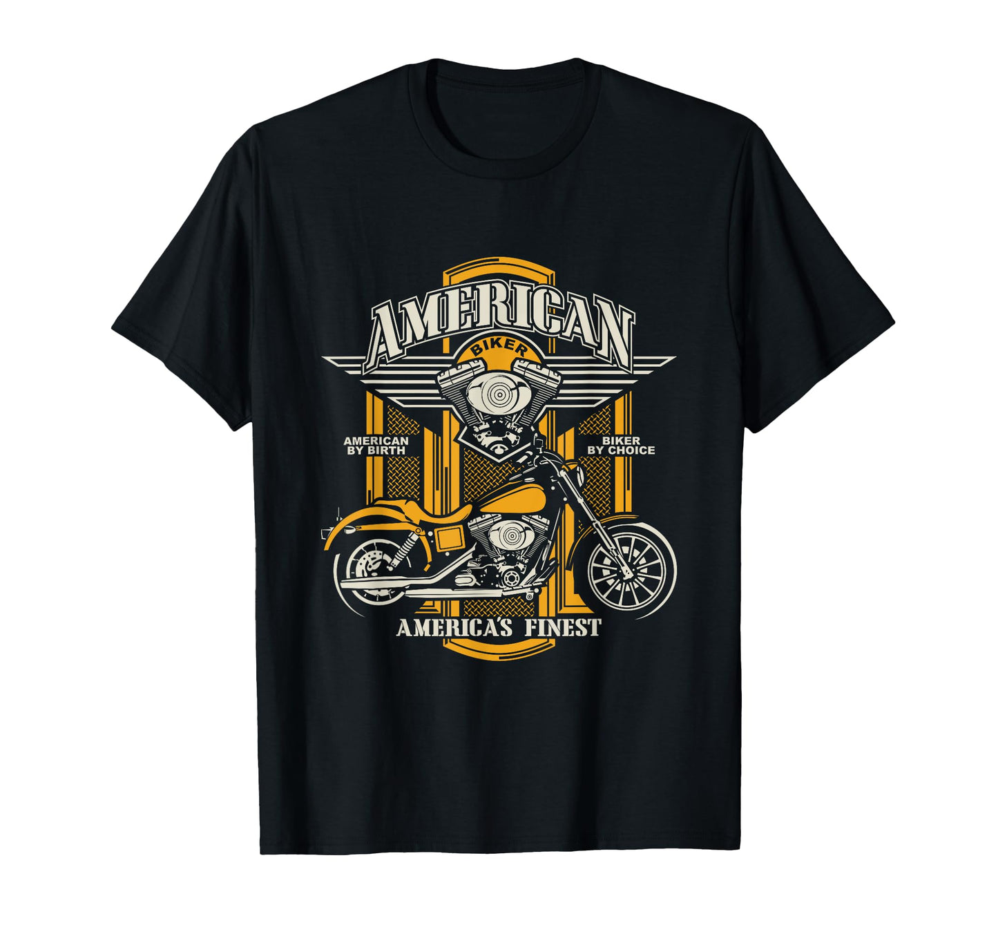 Motorcycle Americas Finest Biker T-Shirt - Aesthetic Graphic Men Women - T-Shirt, Sweatshirt, Hoodie