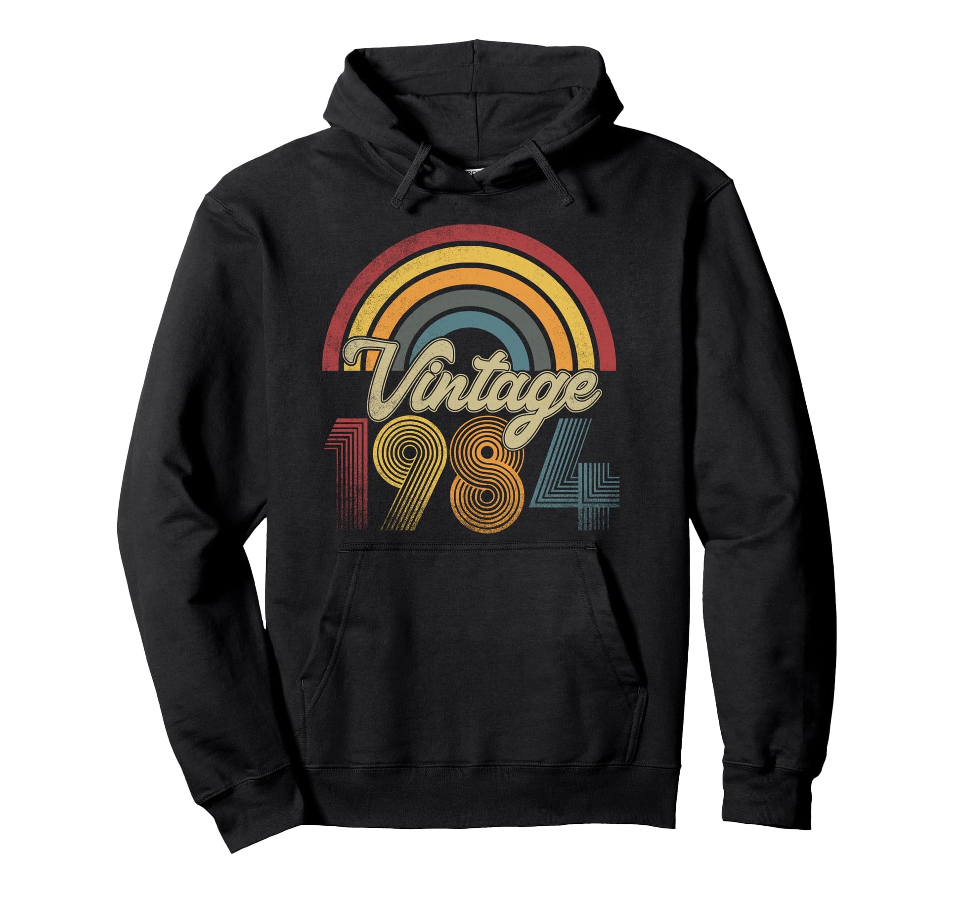 1984 40Th Birthday Gift Rainbow Hoodie - Casual Everyday Wear for Adults - T-Shirt, Sweatshirt, Hoodie
