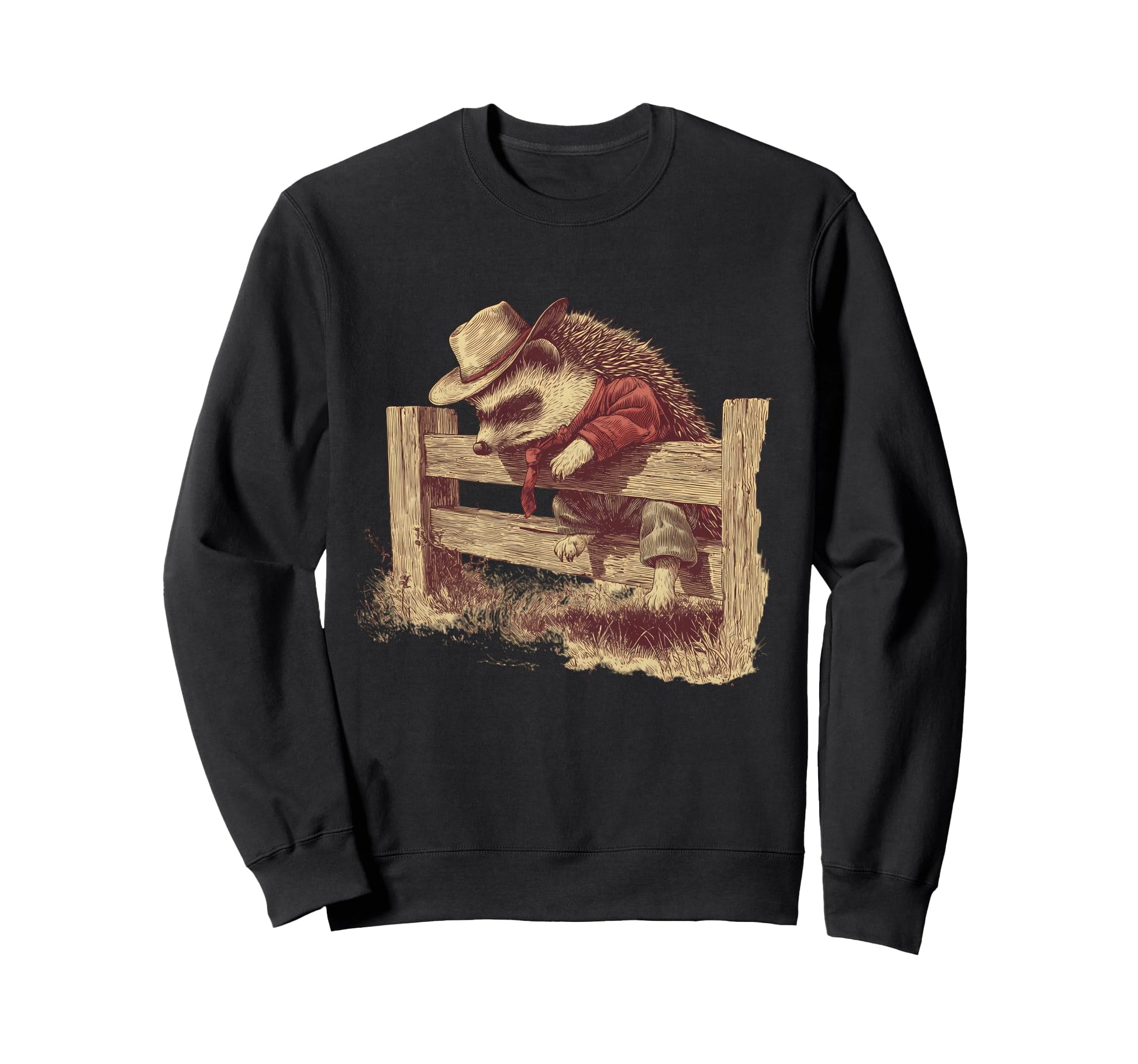 Hedgehog Cowboy Rodeo Cowgirl Sweatshirt - Novelty Apparel Men Women - T-Shirt, Sweatshirt, Hoodie