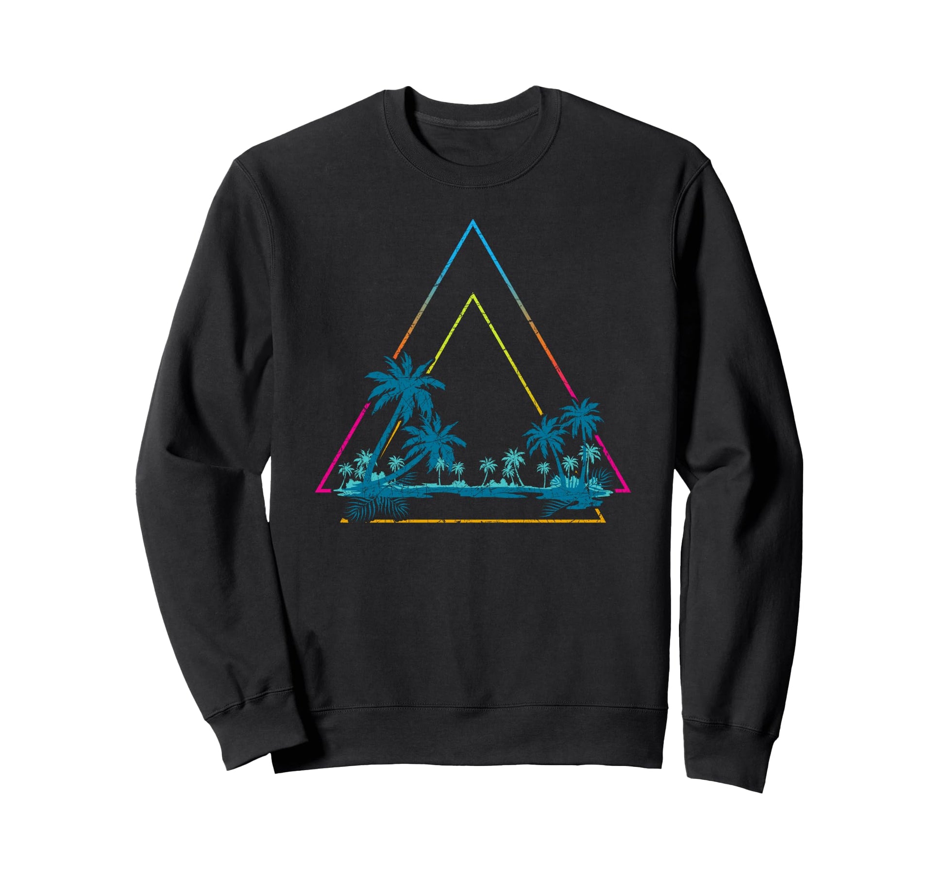 Summer Palm Trees 90S Vaporwave Sweatshirt - Aesthetic Graphic Unisex - T-Shirt, Sweatshirt, Hoodie