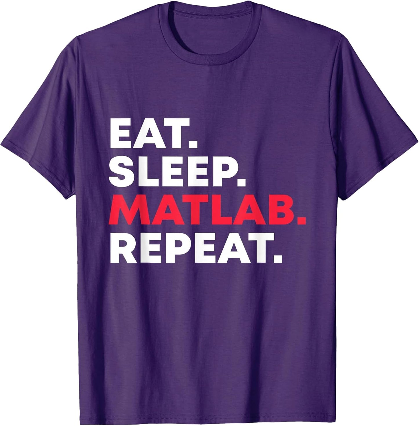 Eat sleep MATLAB Repeat - Adult & Kids T-Shirts, Sweatshirts & Hoodies apparel design preview 1