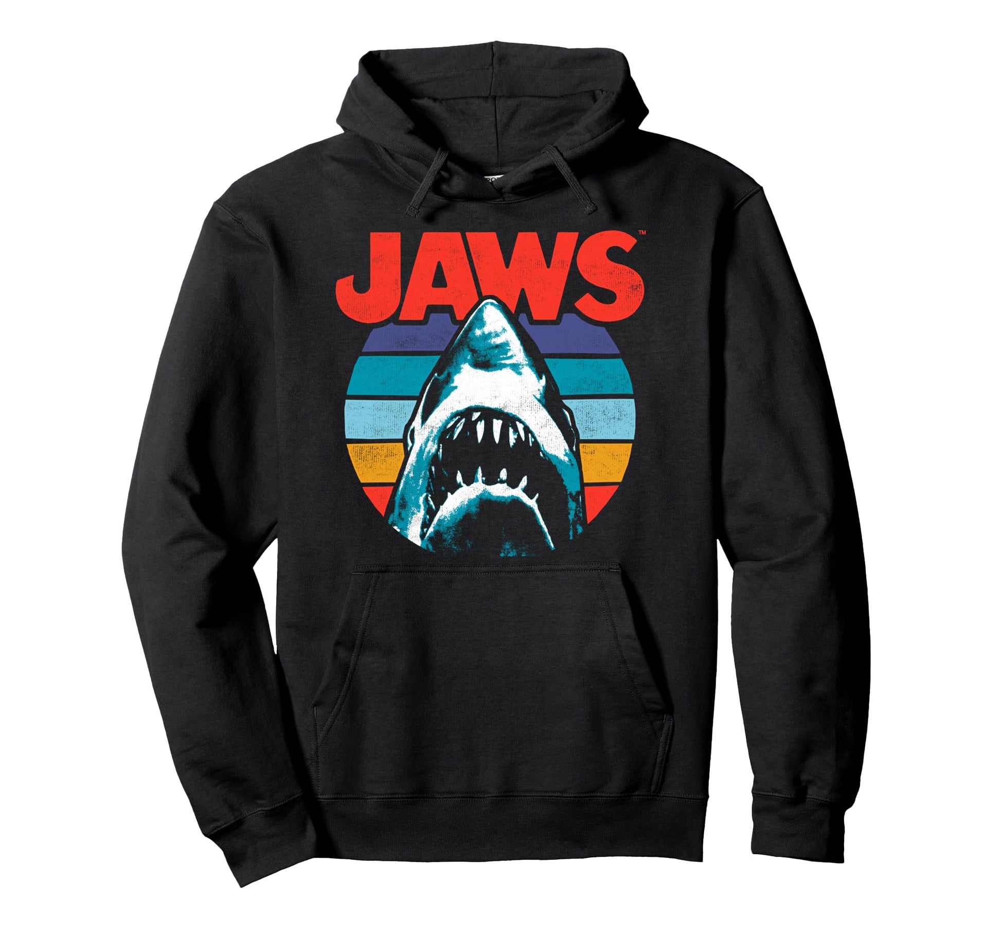 Jaws Colors Shark Rainbow Logo Hoodie - Novelty Apparel Men Women - T-Shirt, Sweatshirt, Hoodie