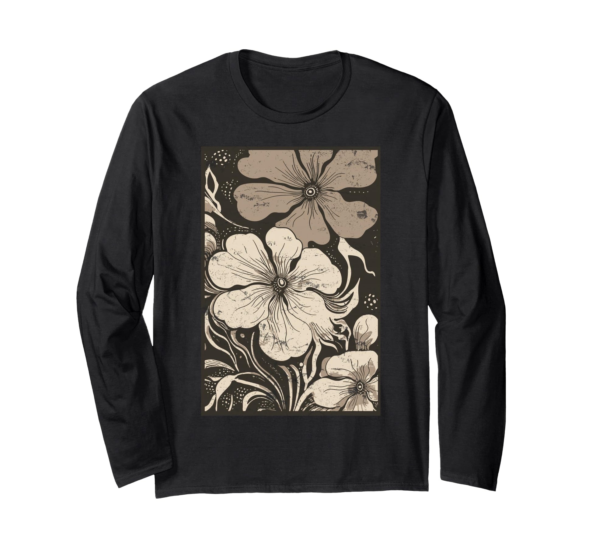 Bohobloom Vibe Boho Art Floral Hoodie - Fun Novelty Design Unisex - T-Shirt, Sweatshirt, Hoodie