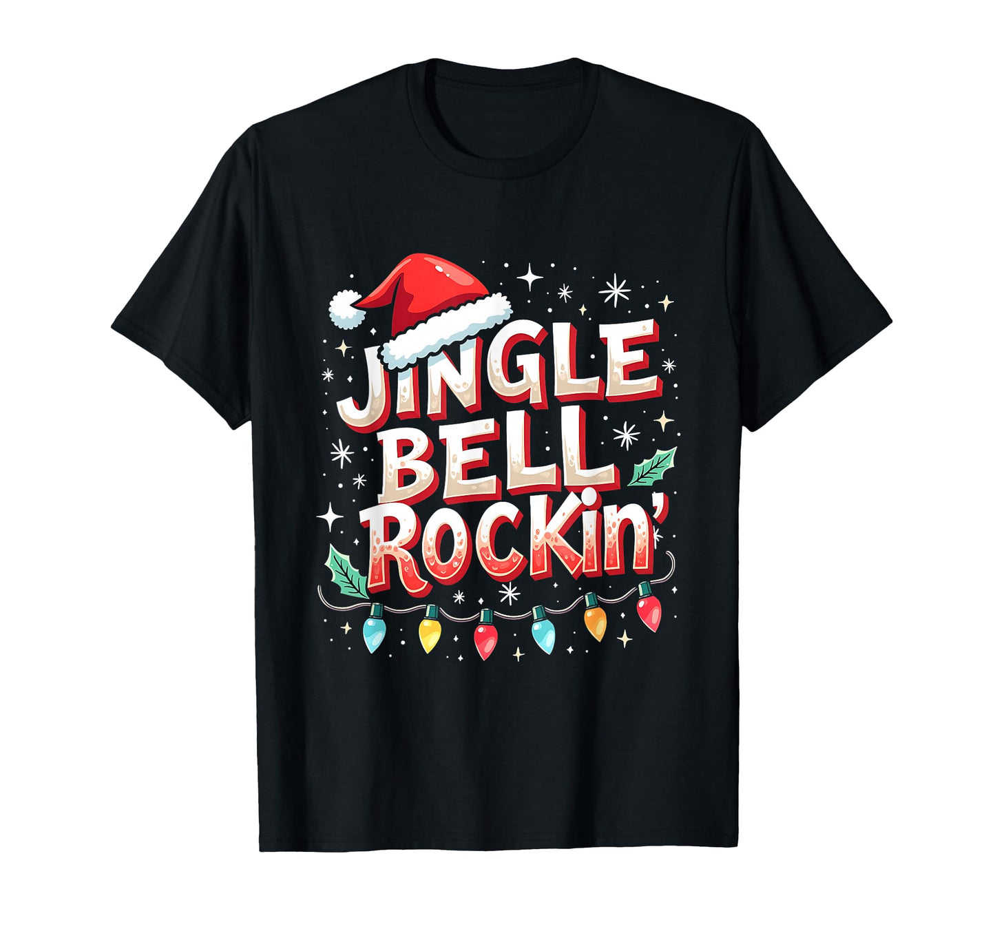 Santa Jingle Bell Rock Trending T-Shirt - Casual Everyday Wear Men Women - T-Shirt, Sweatshirt, Hoodie