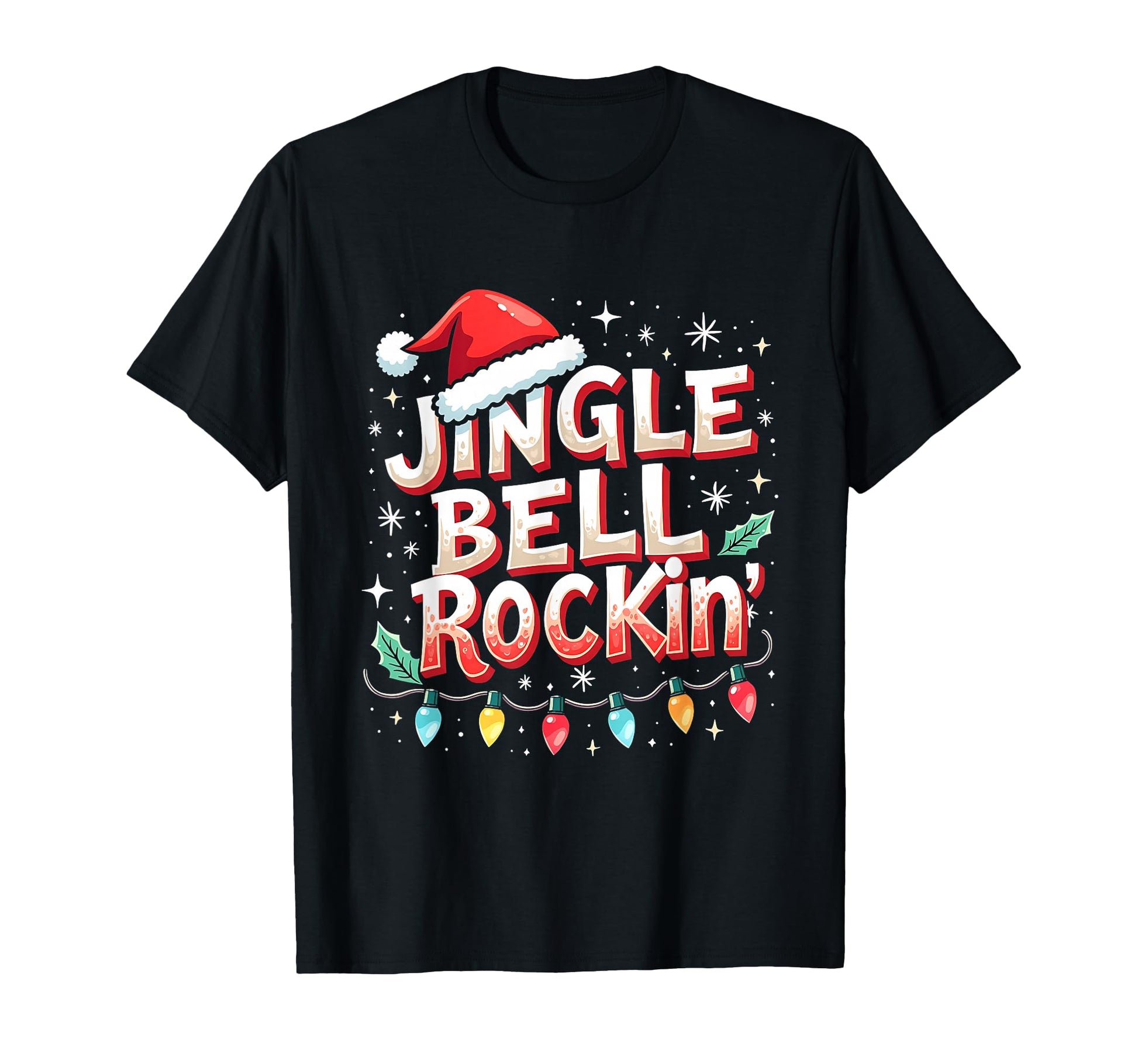 Santa Jingle Bell Rock Trending T-Shirt - Casual Everyday Wear Men Women - T-Shirt, Sweatshirt, Hoodie