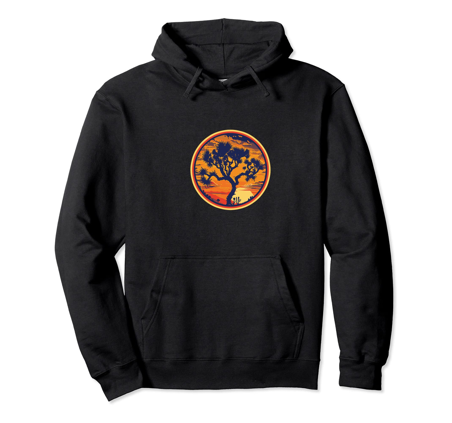 Joshua Tree Sunset National Park Artistic Hoodie - Streetwear Style Unisex - T-Shirt, Sweatshirt, Hoodie