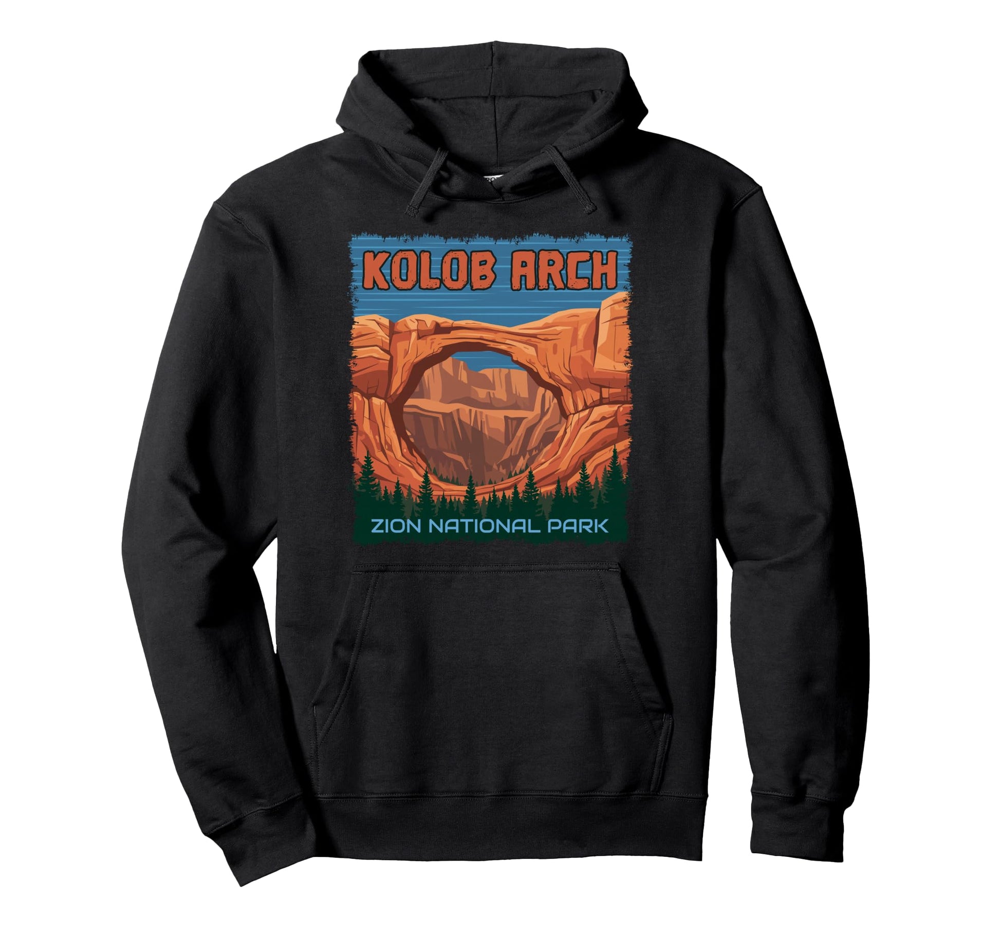 Kolob Arch Zion National Park Outdoor Hoodie - Casual Everyday Wear Unisex - T-Shirt, Sweatshirt, Hoodie