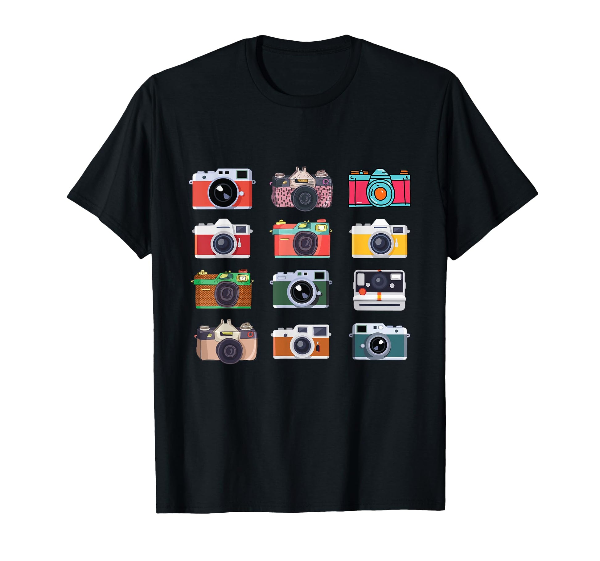 Camera Tourism Equipment Globe Trotters T-Shirt - Minimalist Print Unisex - T-Shirt, Sweatshirt, Hoodie
