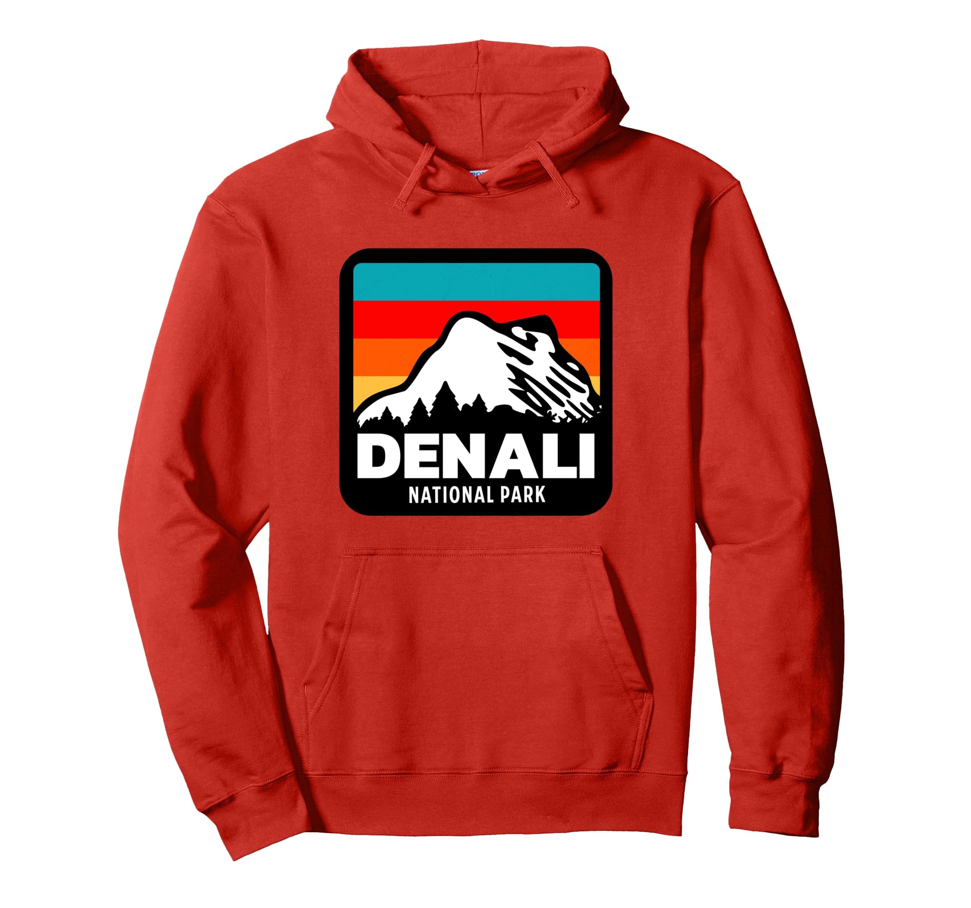 Denali National Park Alaska Snow Hoodie - Aesthetic Graphic for Adults - T-Shirt, Sweatshirt, Hoodie