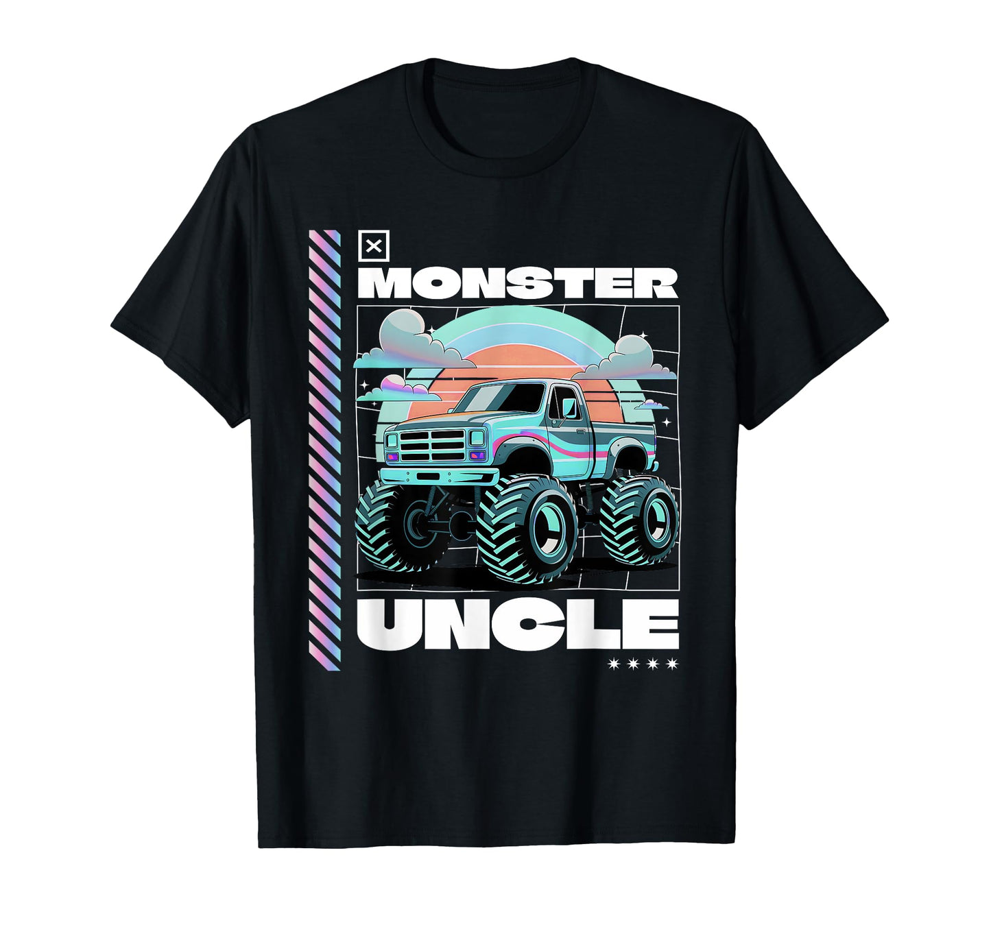 Monster Truck Uncle Aesthetic Monster T-Shirt - Streetwear Style Men Women - T-Shirt, Sweatshirt, Hoodie