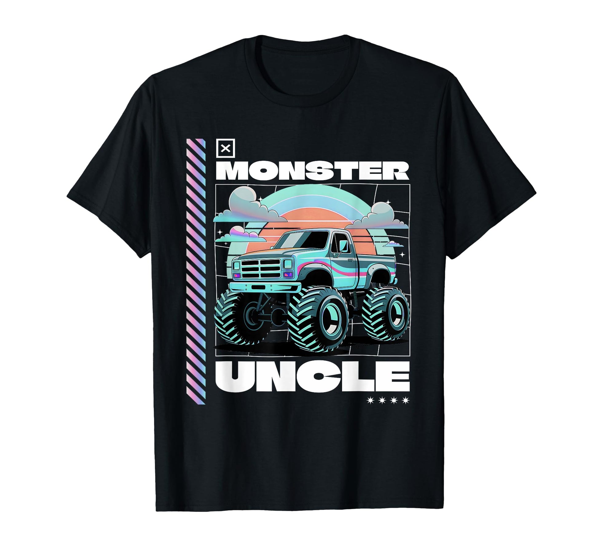 Monster Truck Uncle Aesthetic Monster T-Shirt - Streetwear Style Men Women - T-Shirt, Sweatshirt, Hoodie
