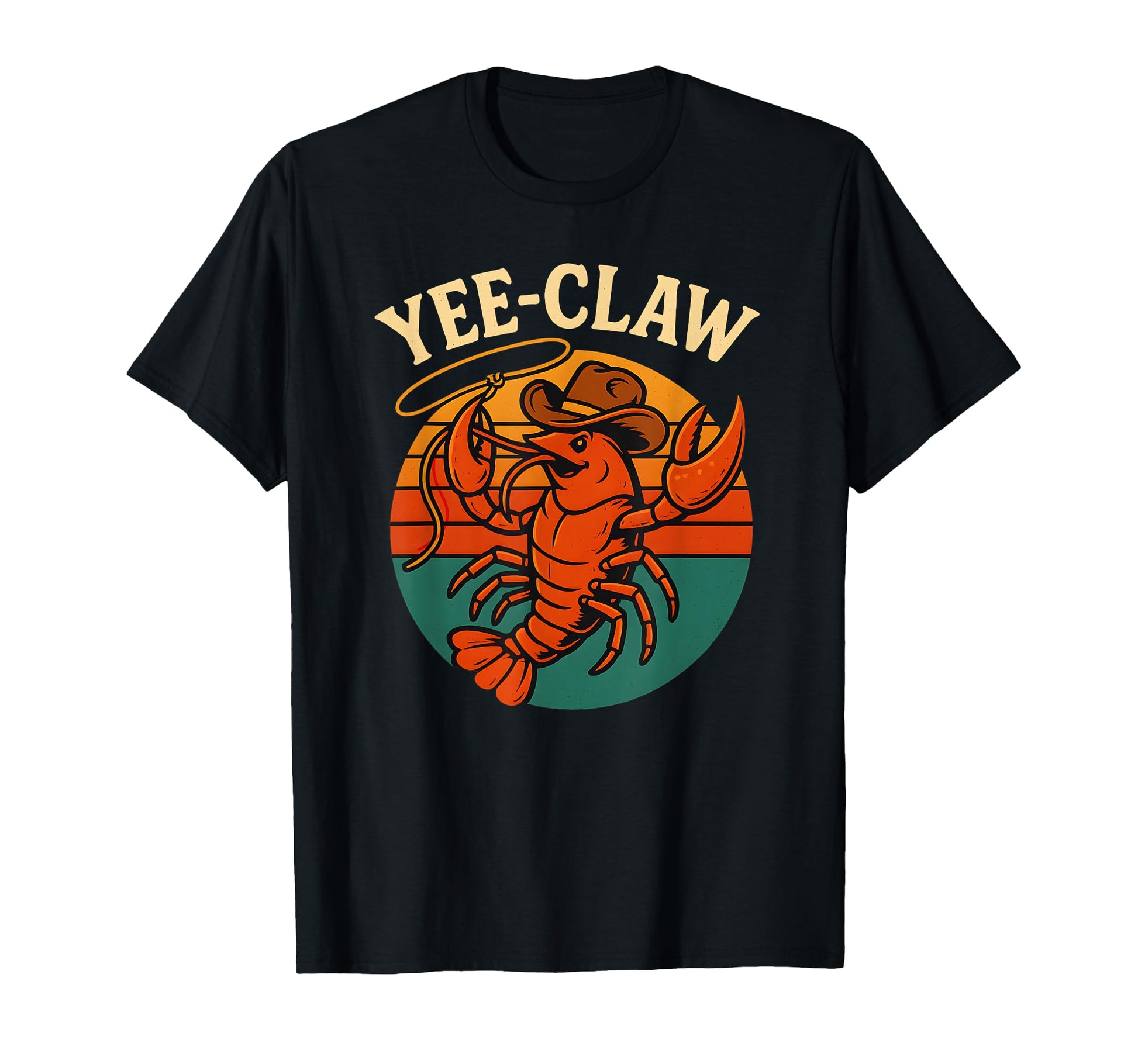 Yee Claw Crawfish Boil Cowboy T-Shirt - Custom Art Print for Adults - T-Shirt, Sweatshirt, Hoodie