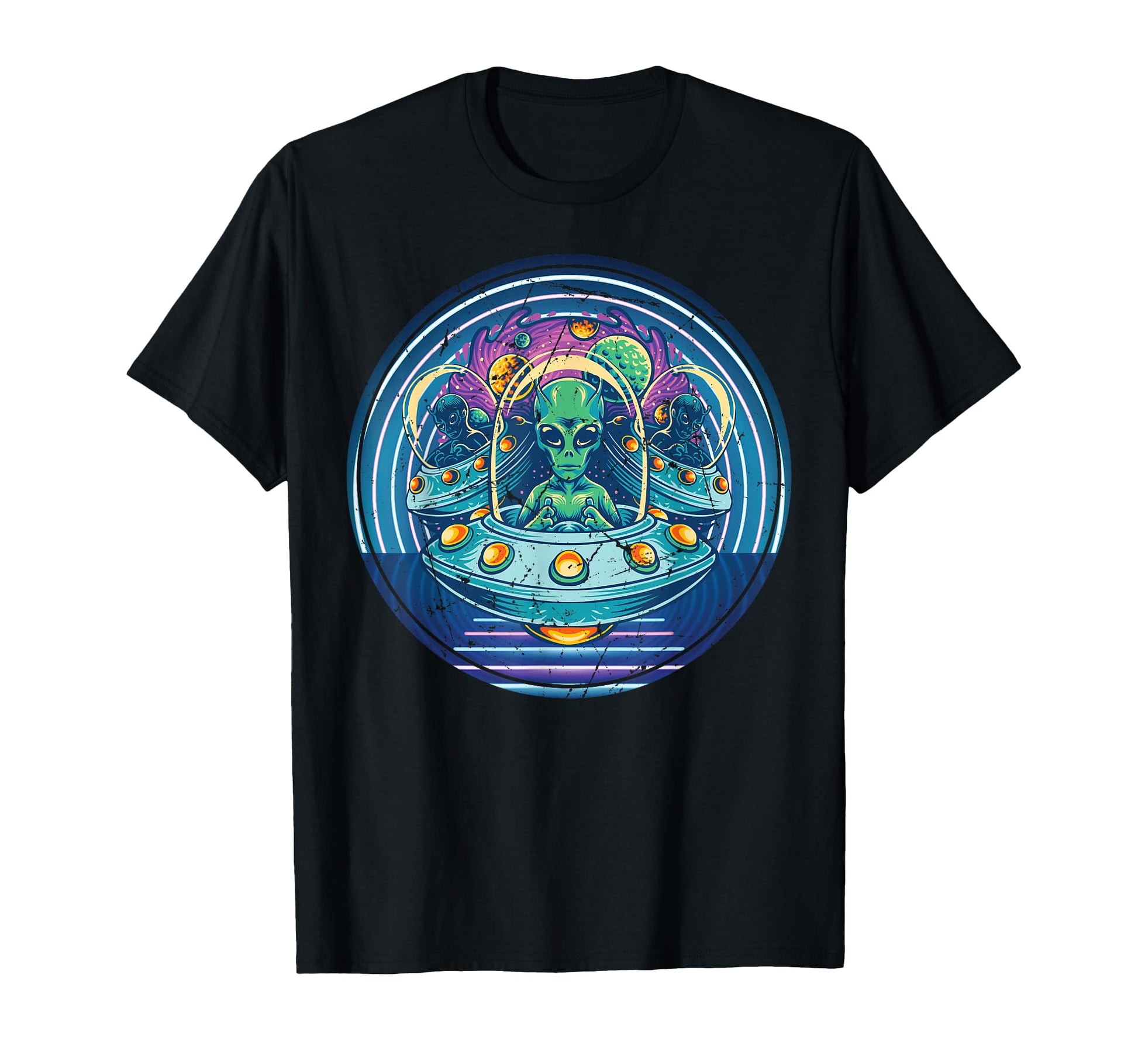 Aliens Indie Aesthetic Vaporwave Pop Art T-Shirt - Trendy Graphic Unisex - T-Shirt, Sweatshirt, Hoodie
