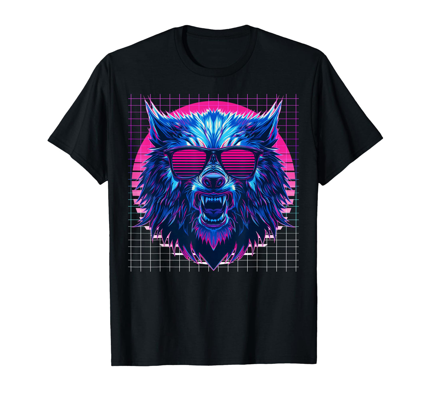 Werewolf Sunglasses Wolf Alpha T-Shirt - Unique Graphic Men Women - T-Shirt, Sweatshirt, Hoodie