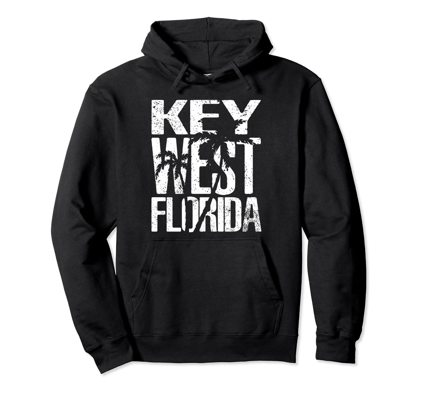 Key West Florida Beach Souvenir Gift Hoodie - Custom Art Print Men Women - T-Shirt, Sweatshirt, Hoodie