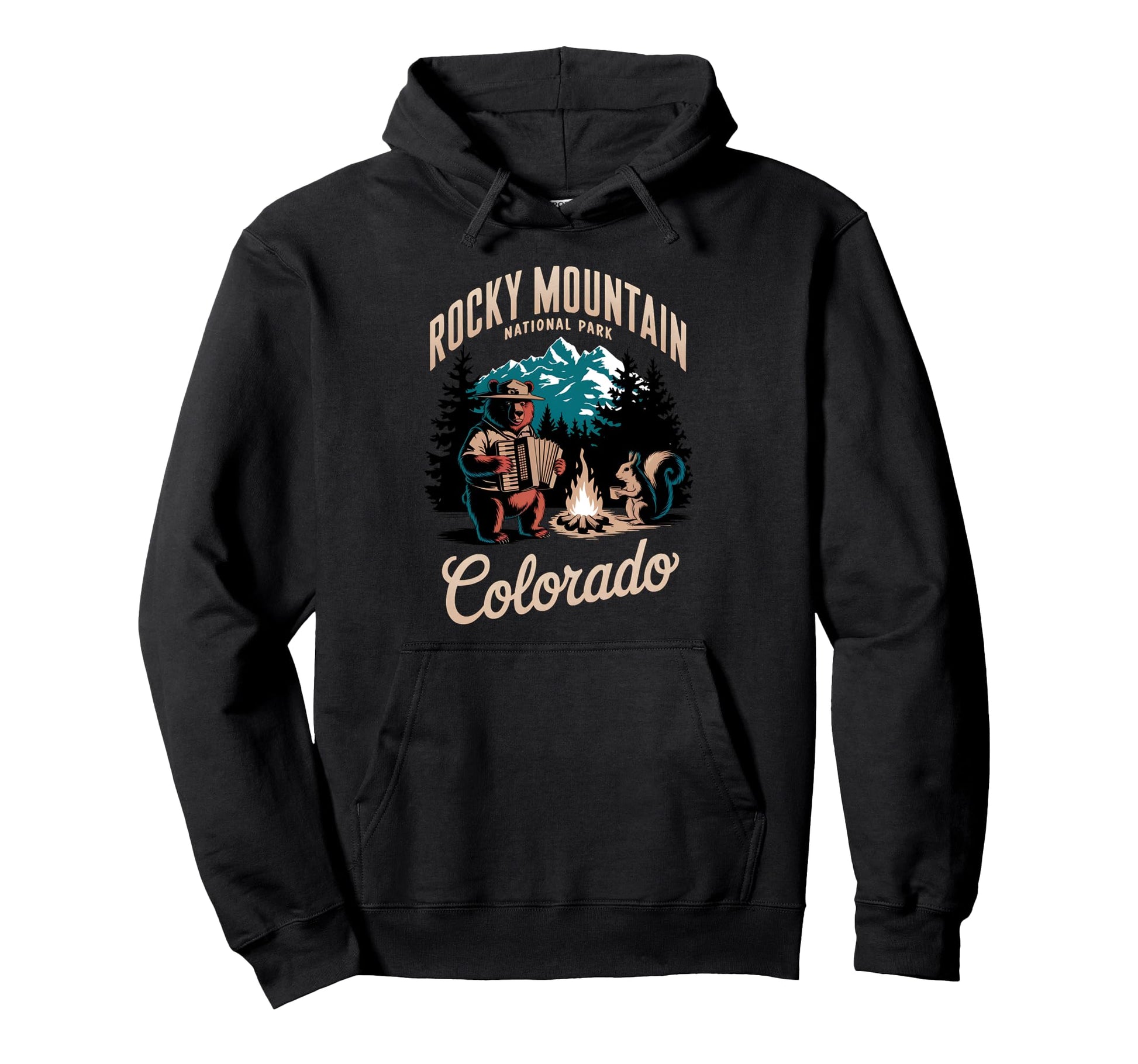 Travel Adventure Colorado Rocky Hoodie - Custom Art Print Men Women - T-Shirt, Sweatshirt, Hoodie