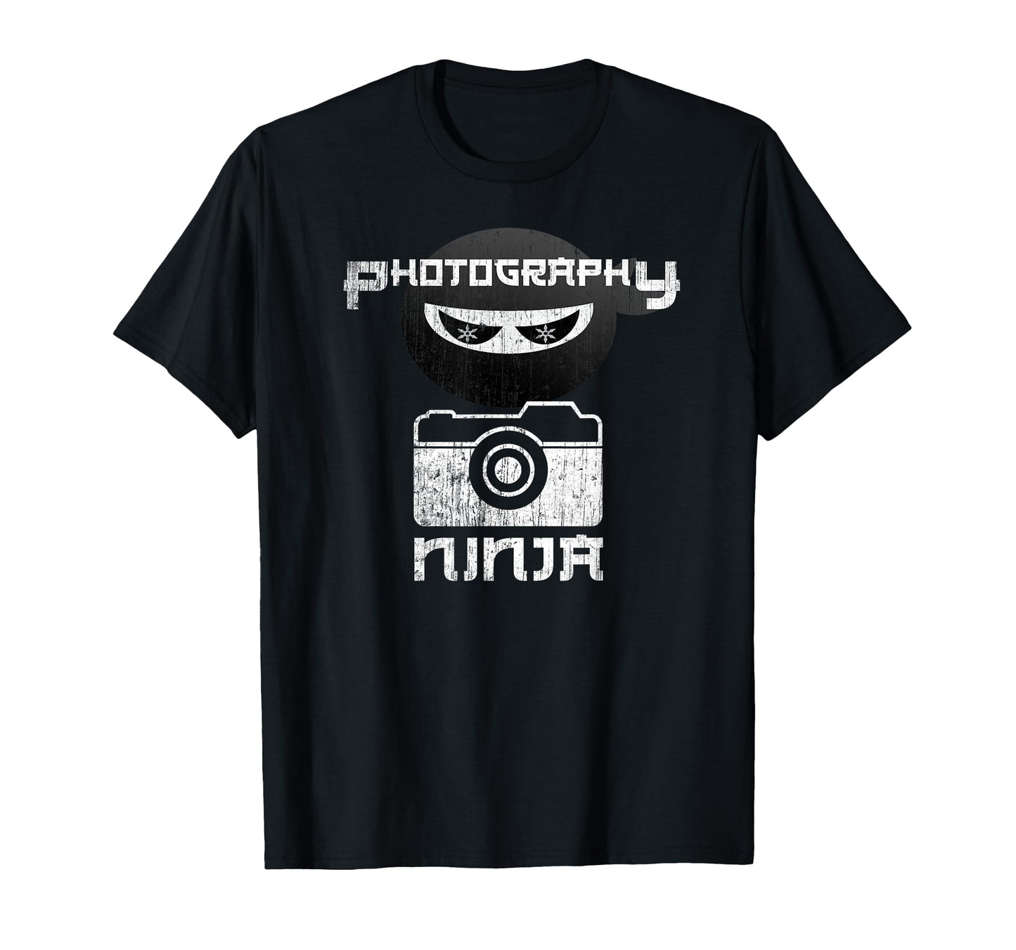Ninja Photographer Multitasking T-Shirt - Custom Art Print for Adults - T-Shirt, Sweatshirt, Hoodie