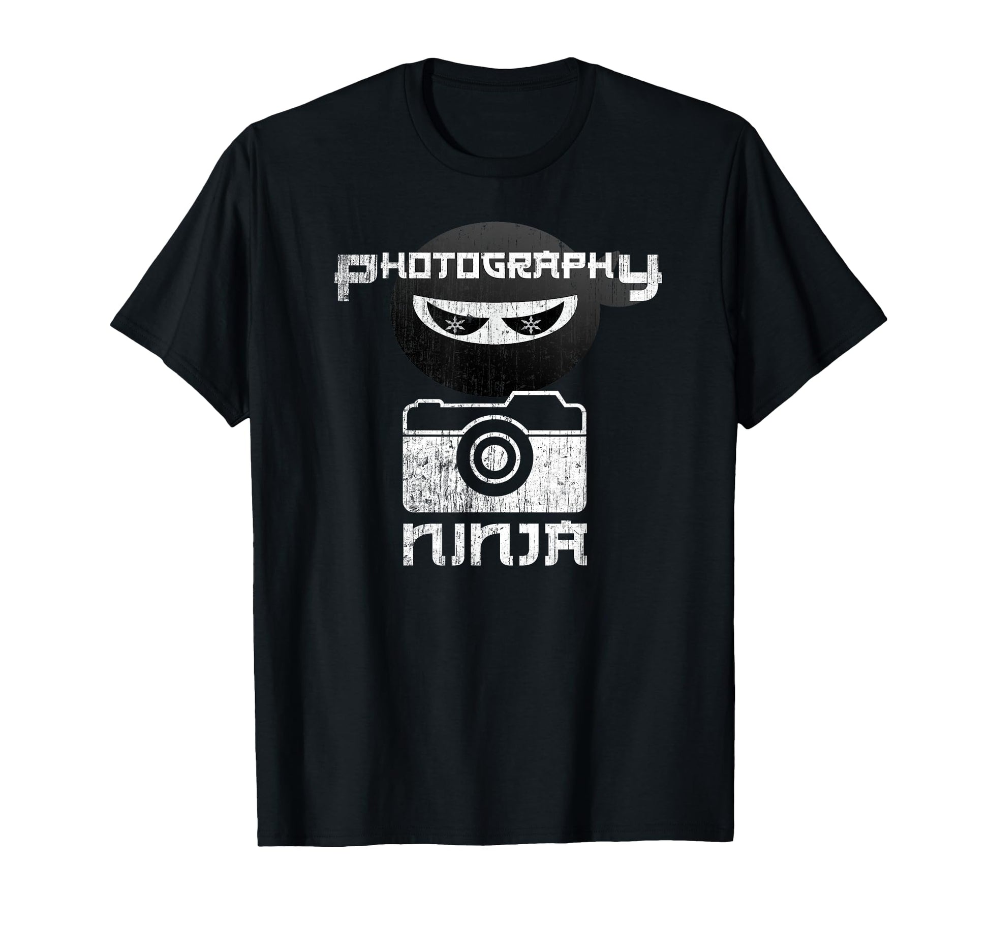 Ninja Photographer Multitasking T-Shirt - Custom Art Print for Adults - T-Shirt, Sweatshirt, Hoodie