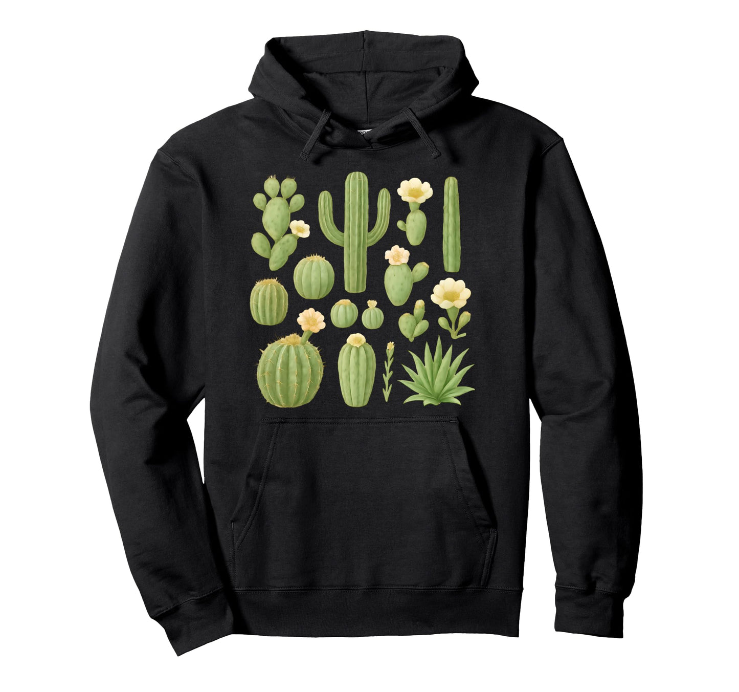 Cactus Succulent Cacti Lover Botanical Hoodie - Streetwear Style Men Women - T-Shirt, Sweatshirt, Hoodie