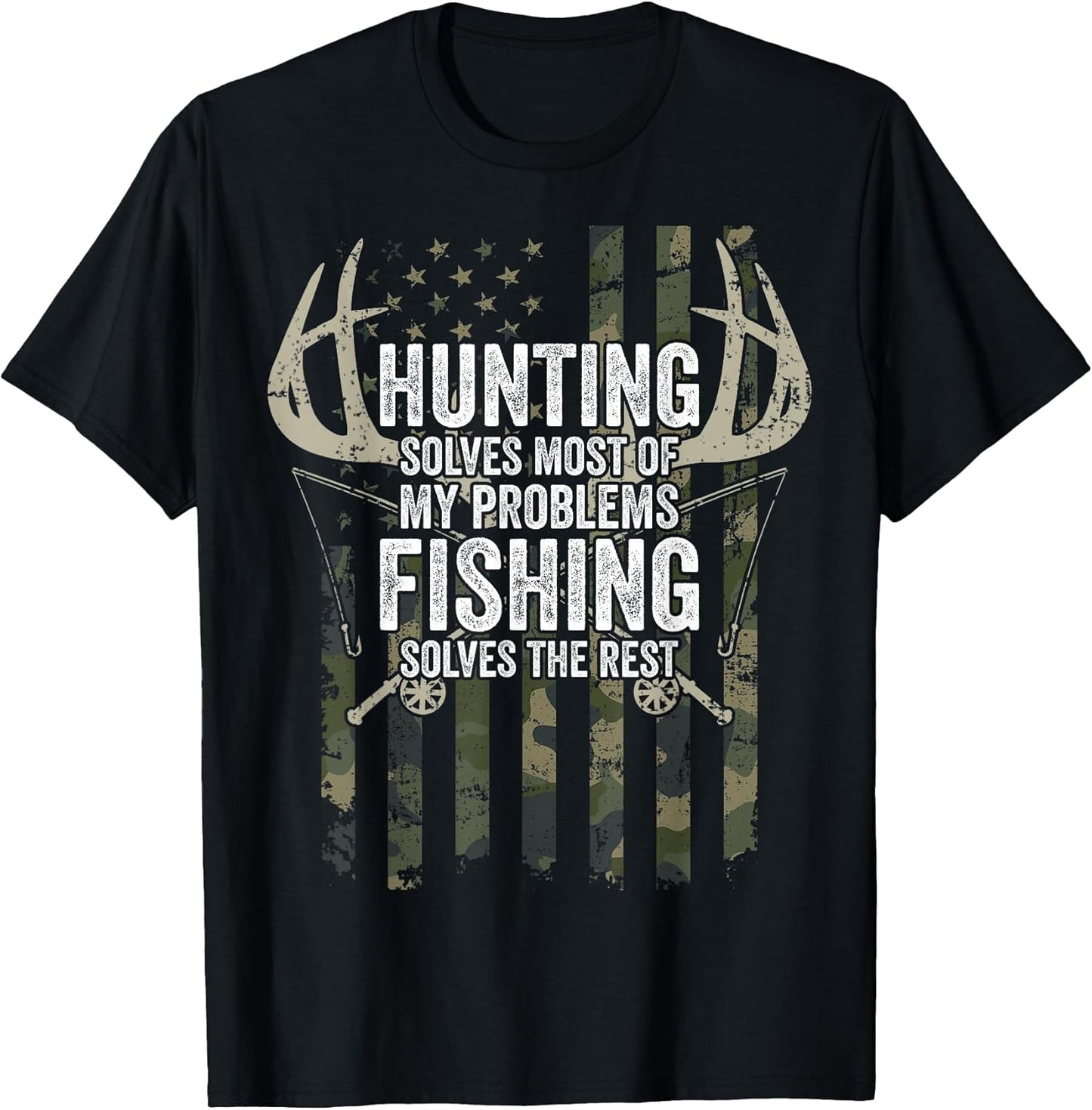 Funny Hunting And Fishing USA Apparel - Adult & Kids T-Shirts, Sweatshirts & Hoodies apparel design preview 1