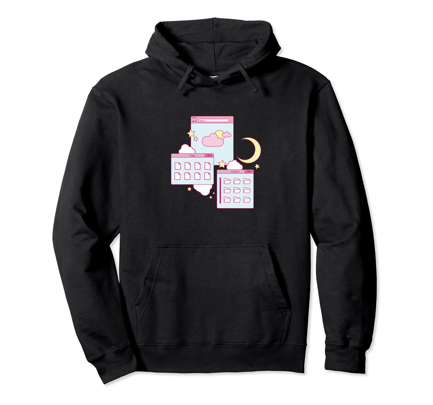 Vaporwave Aesthetic Japanese Kawaii Hoodie - Novelty Apparel Men Women - T-Shirt, Sweatshirt, Hoodie