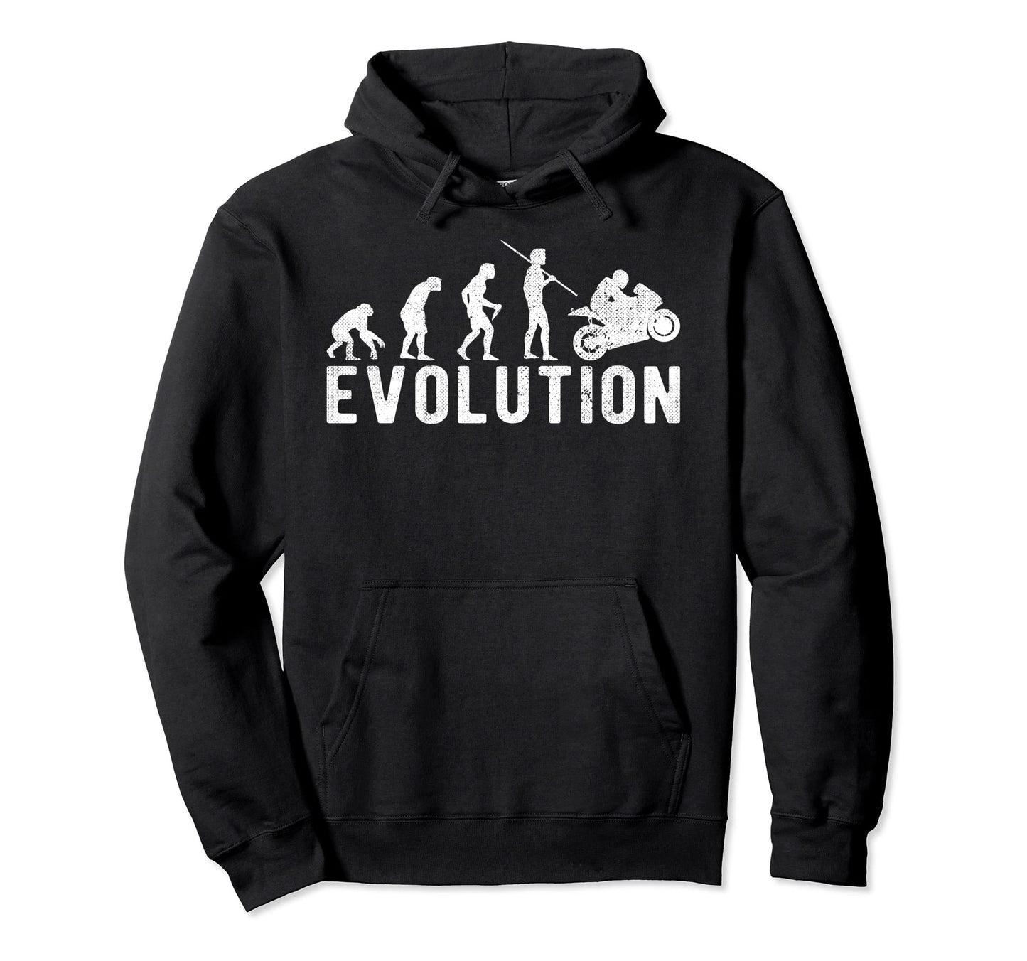 Racer Motorcycle Moto Evolution Funny Hoodie - Streetwear Style Men Women - T-Shirt, Sweatshirt, Hoodie