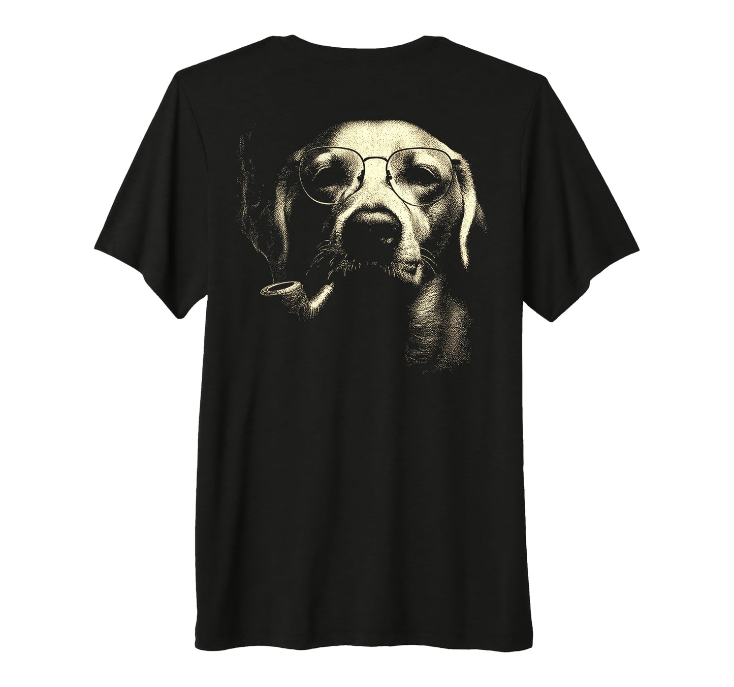 Labrador Retriever Glasses Smoking T-Shirt - Novelty Apparel Men Women - T-Shirt, Sweatshirt, Hoodie