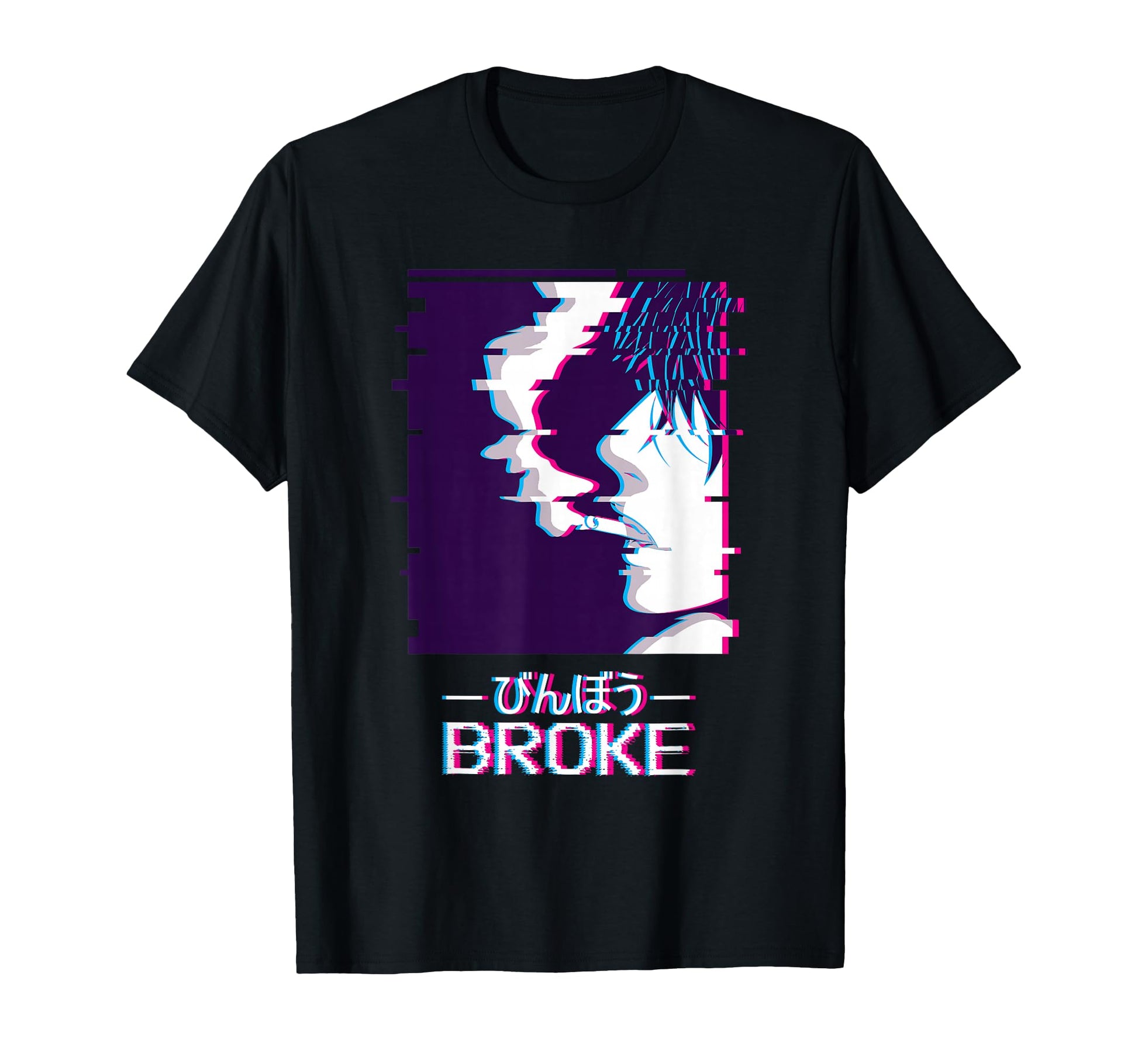 Japanese Vaporwave Aesthetic Sad T-Shirt - Casual Everyday Wear Unisex - T-Shirt, Sweatshirt, Hoodie