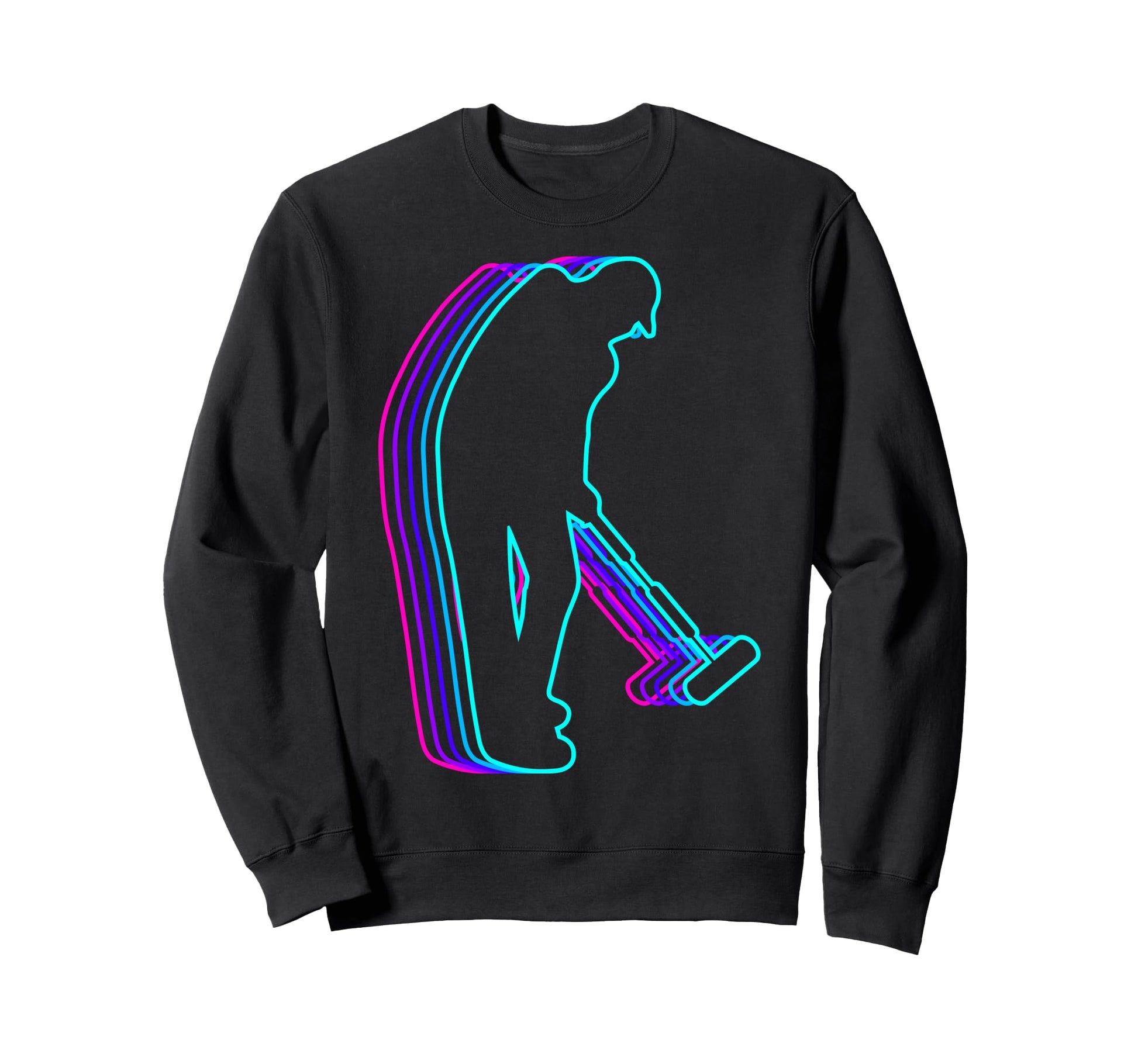 Croquet Player Coach Vaporwave Sweatshirt - Casual Everyday Wear Men Women - T-Shirt, Sweatshirt, Hoodie