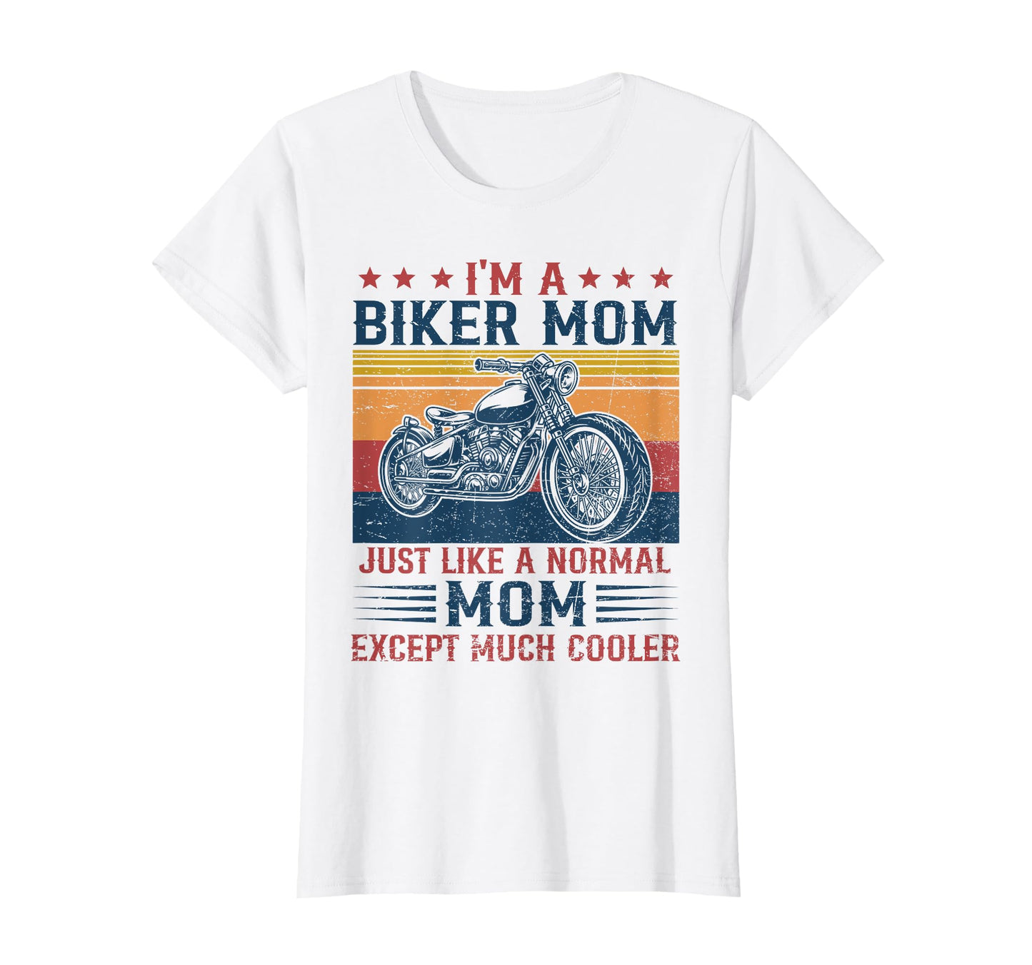 Womens Biker Mom Is Much Cooler T-Shirt - Unique Graphic for Adults - T-Shirt, Sweatshirt, Hoodie
