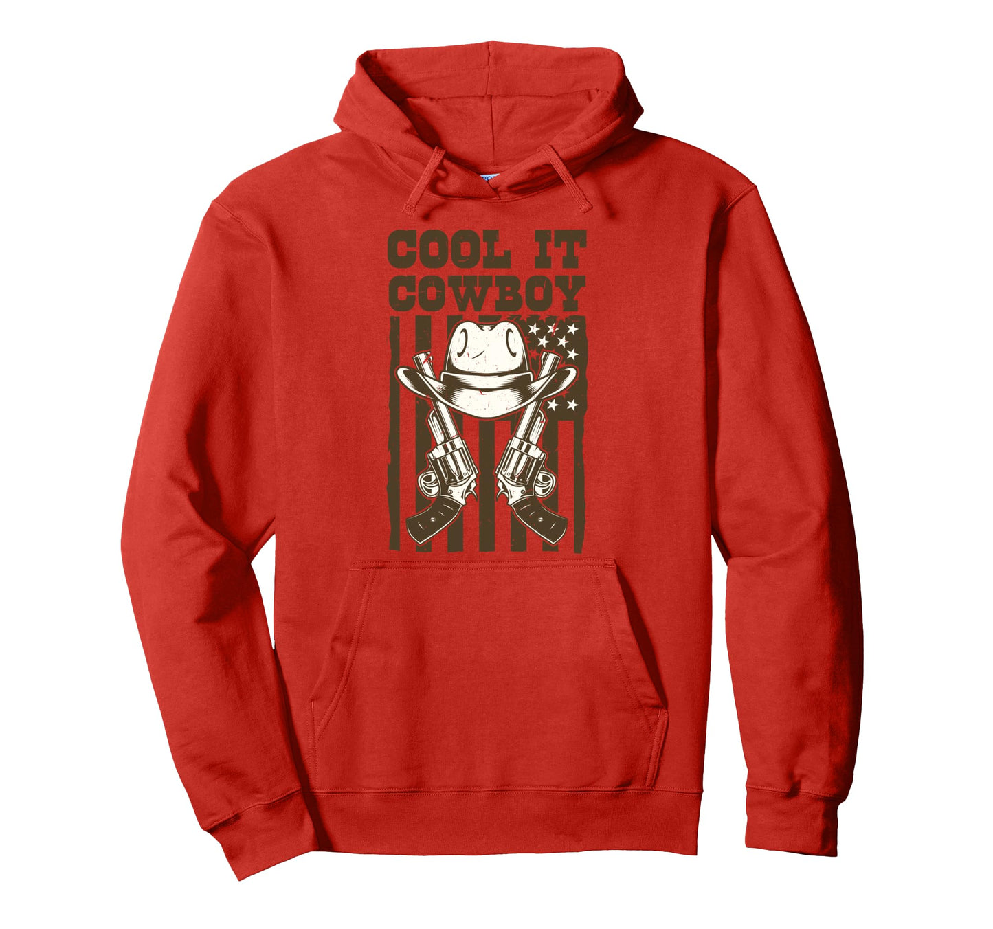 It Cowboy Patriotic Usa Flag Hoodie - Custom Art Print Men Women - T-Shirt, Sweatshirt, Hoodie