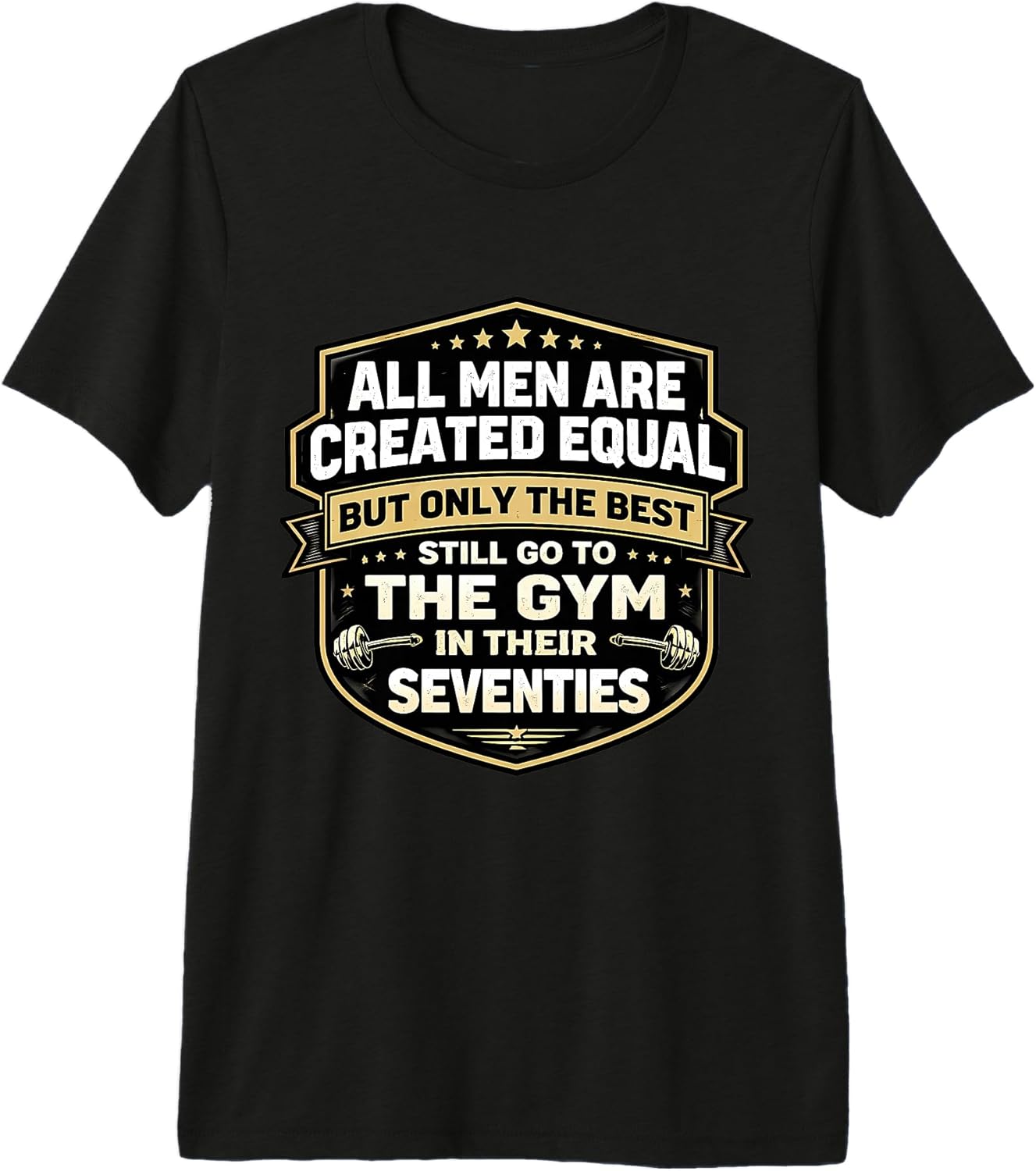 Best Men Go To The Gym In Their Seventies Merch - Adult & Kids T-Shirts, Sweatshirts & Hoodies apparel design preview 1