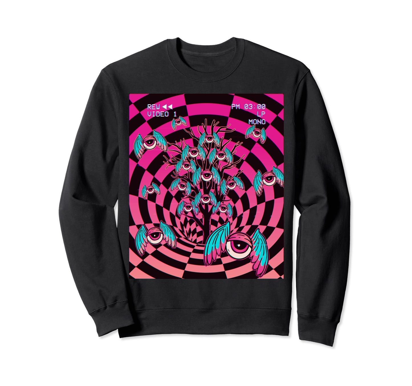 Weirdcore Vaporwave Aesthetic Sweatshirt - Casual Everyday Wear for Adults - T-Shirt, Sweatshirt, Hoodie