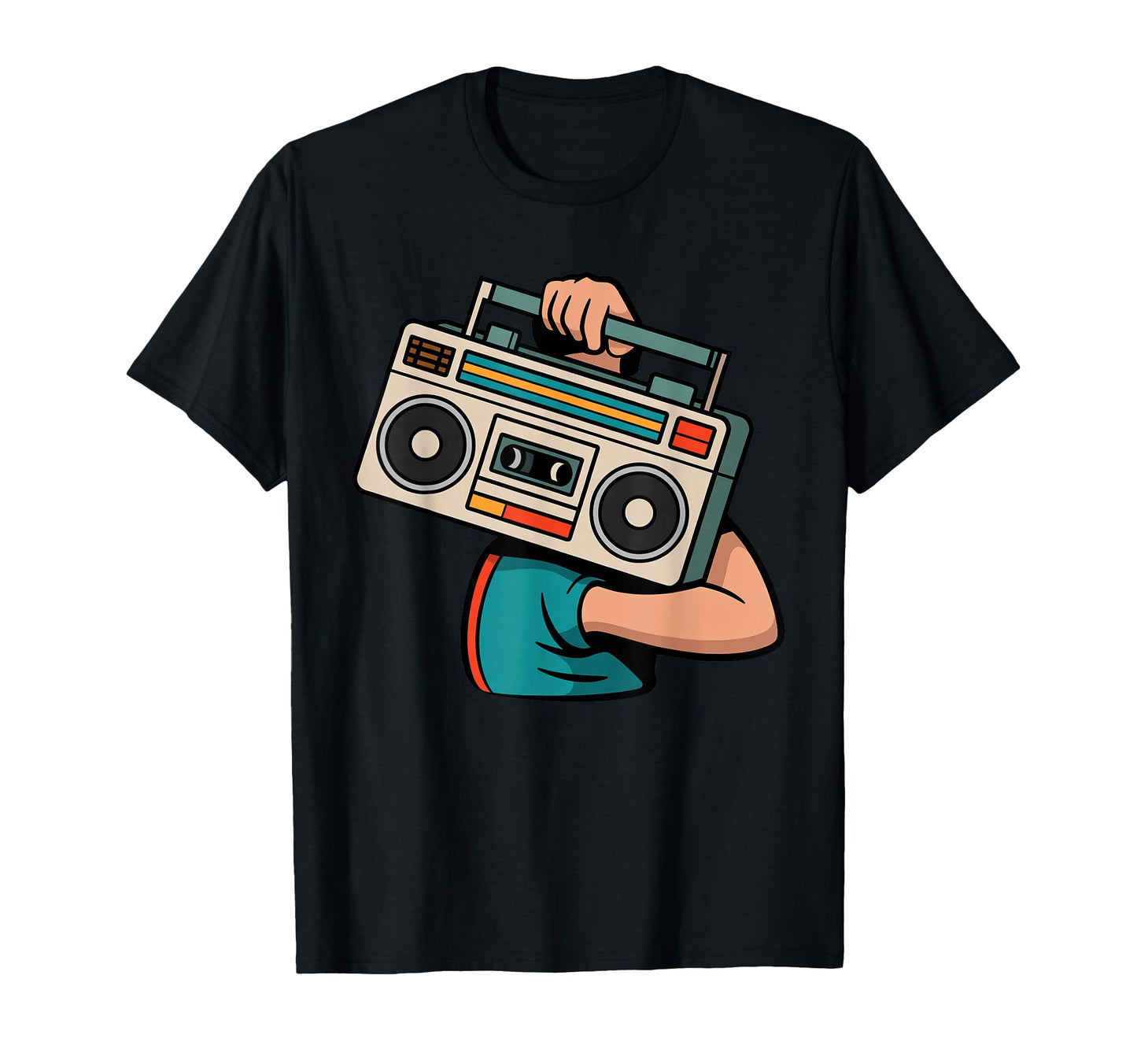 80S 90S Boombox Nostalgia Tech T-Shirt - Aesthetic Graphic for Adults - T-Shirt, Sweatshirt, Hoodie